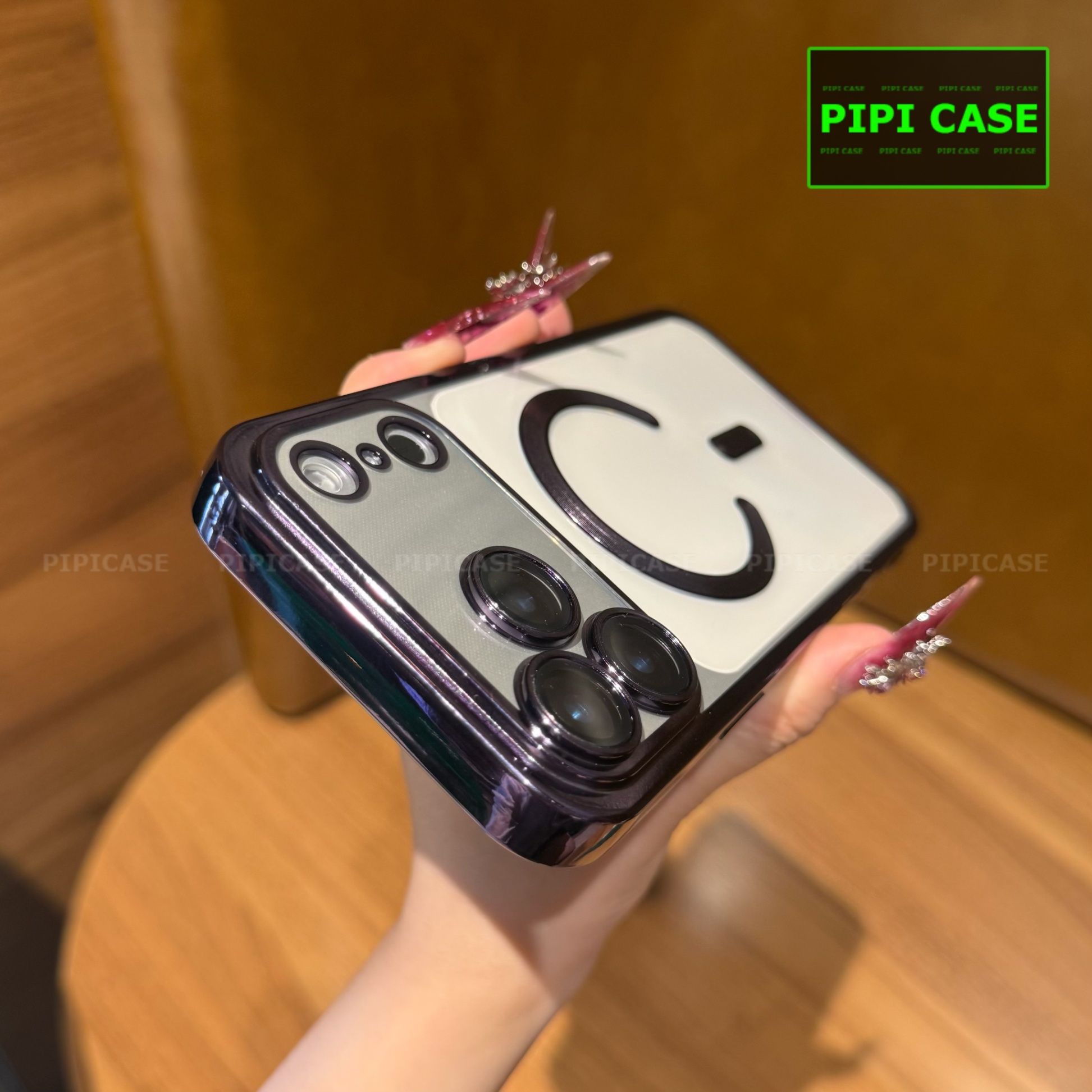 Ốp Lưng iPhone 17 Pro Max - VCA - Tím