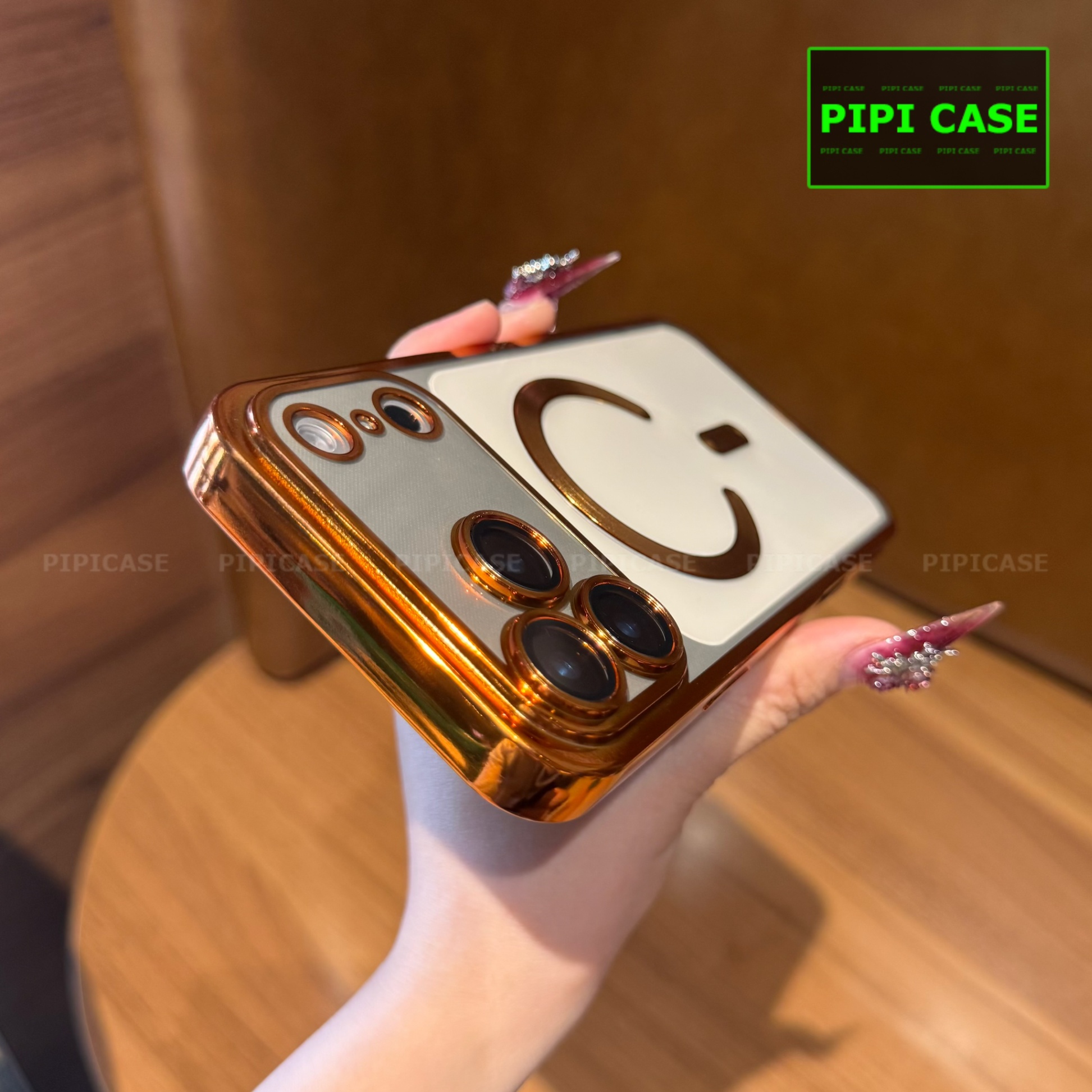 Ốp Lưng iPhone 17 Pro Max - VCA - Cam