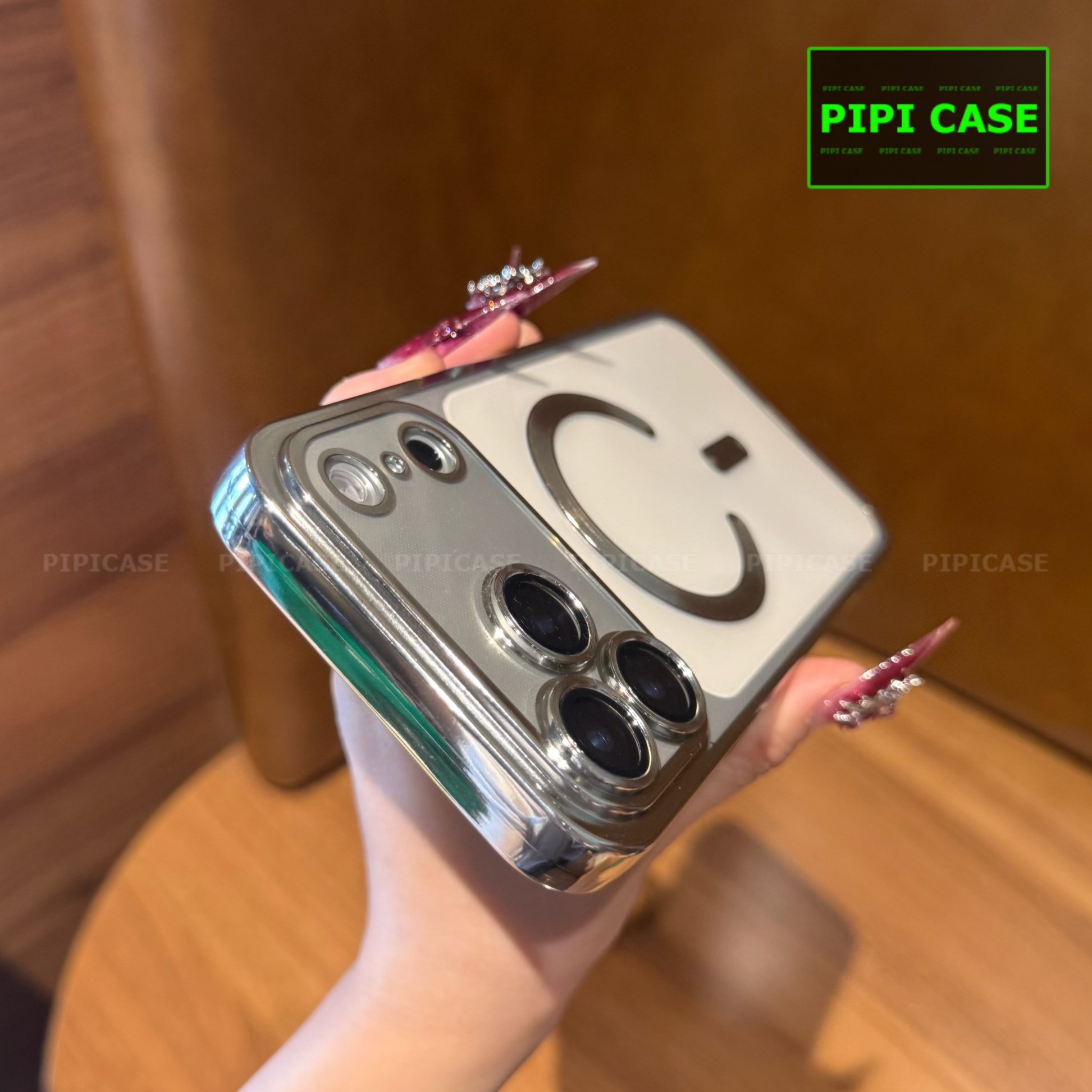 Ốp Lưng iPhone 17 Pro Max - VCA - Bạc