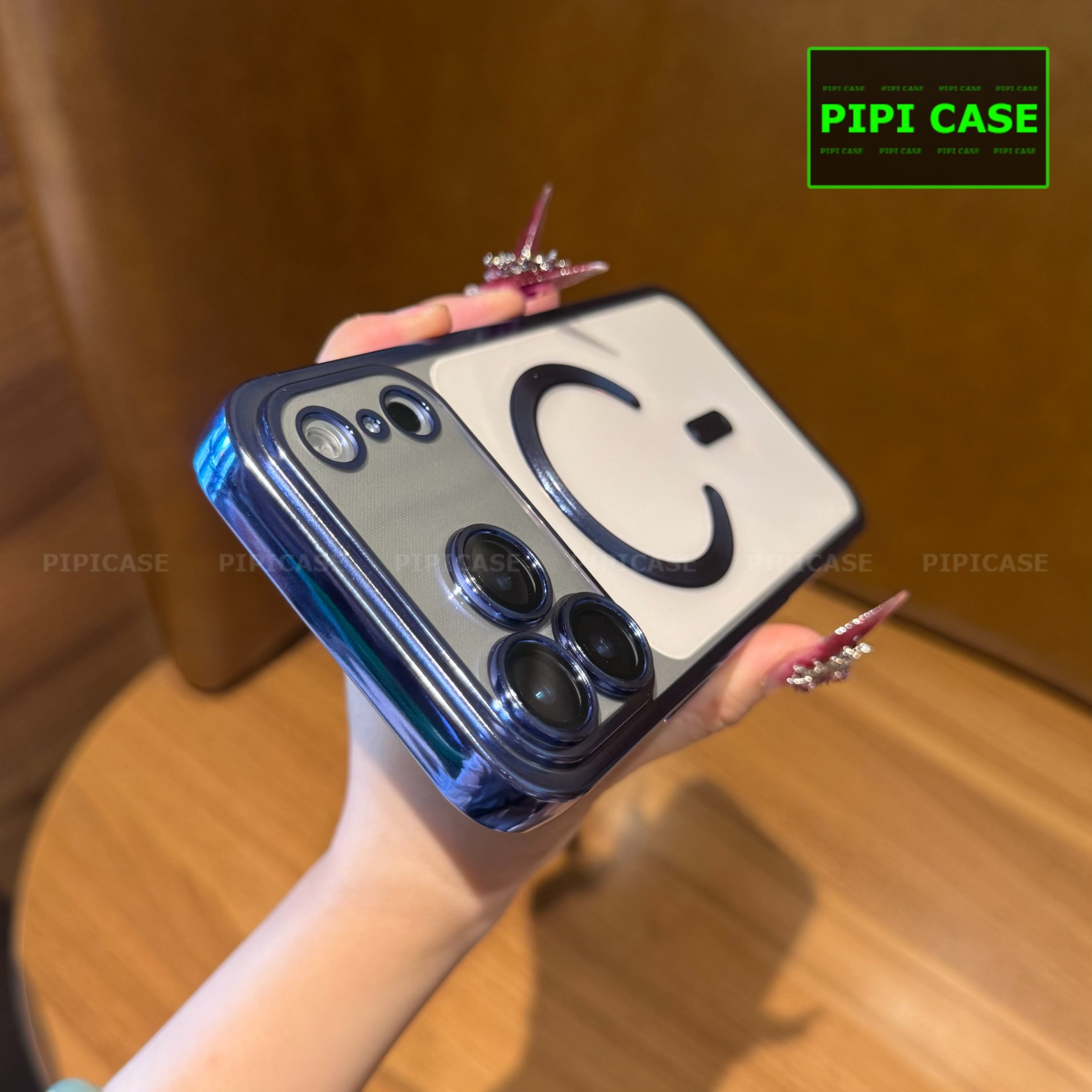 Ốp Lưng iPhone 17 Pro Max - VCA - Xanh Dương