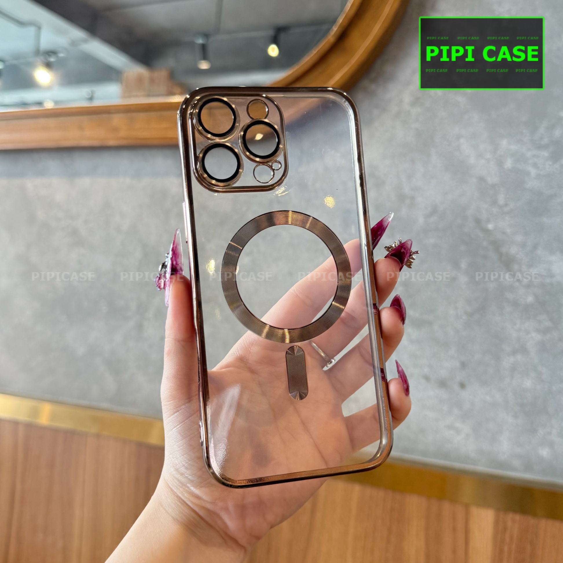 Ốp Lưng iPhone 15 Pro Max - VCA - TItan