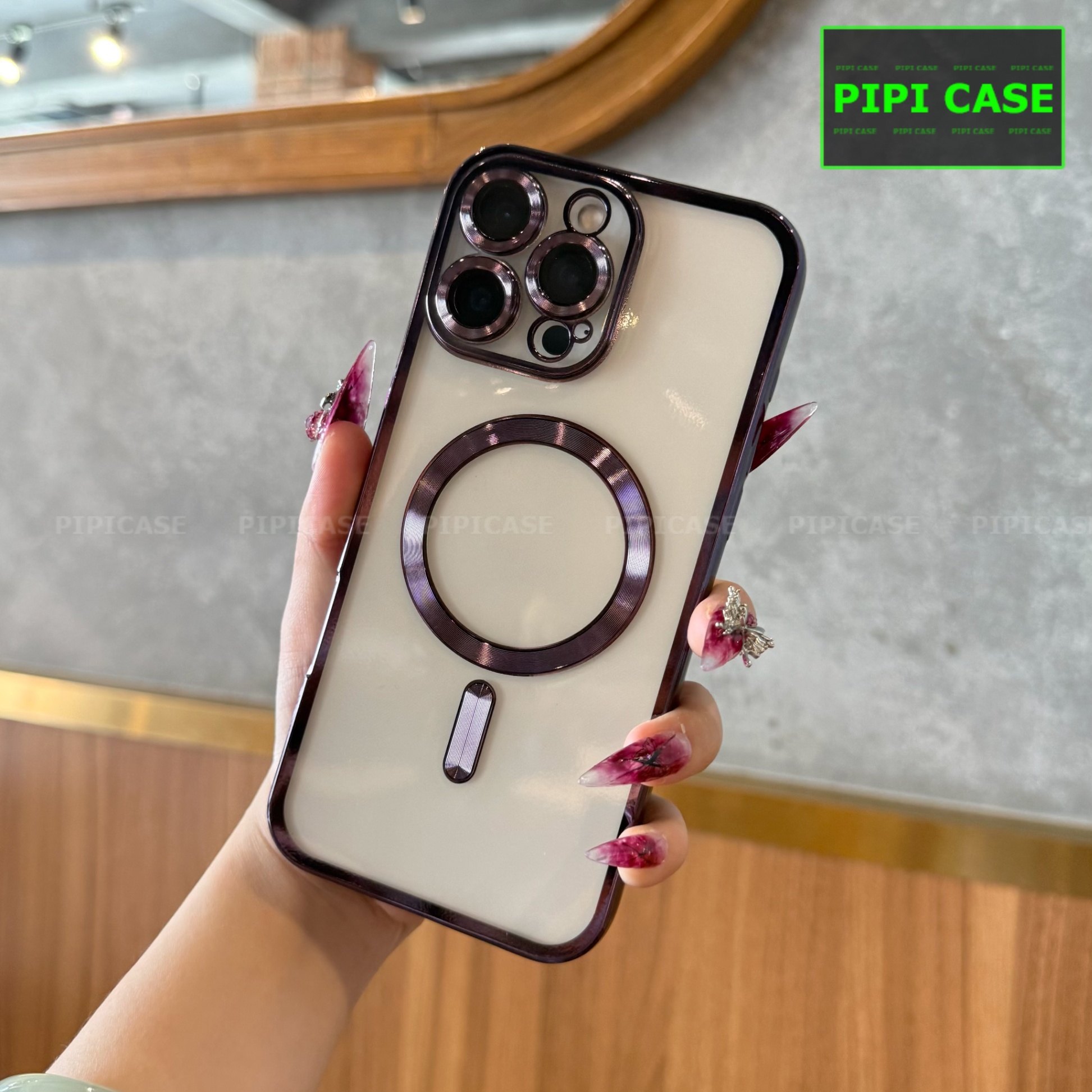 Ốp Lưng iPhone 16 Pro Max - VCA - Tím