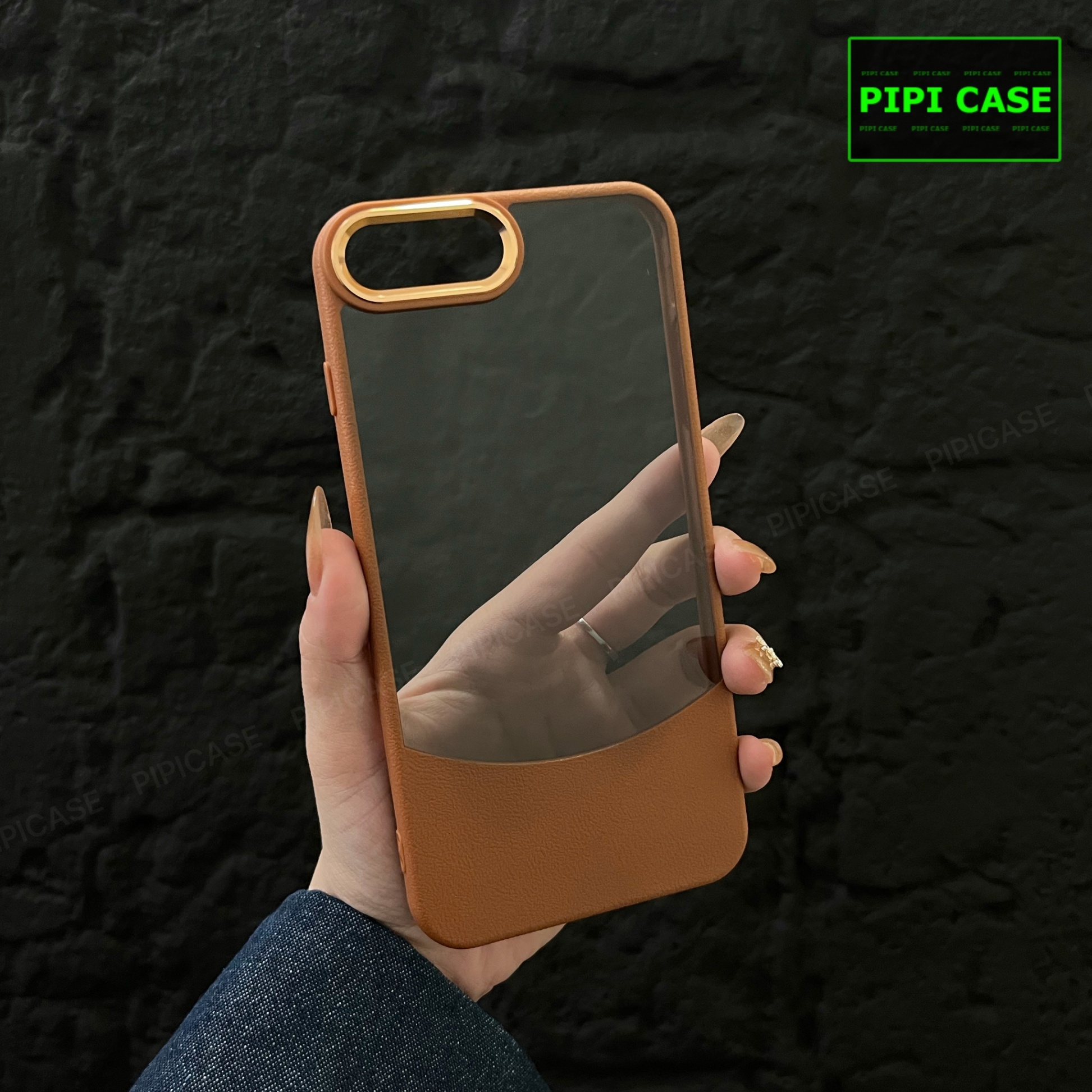 Ốp Lưng iPhone 7 Plus / 8 Plus - Richy - Nâu