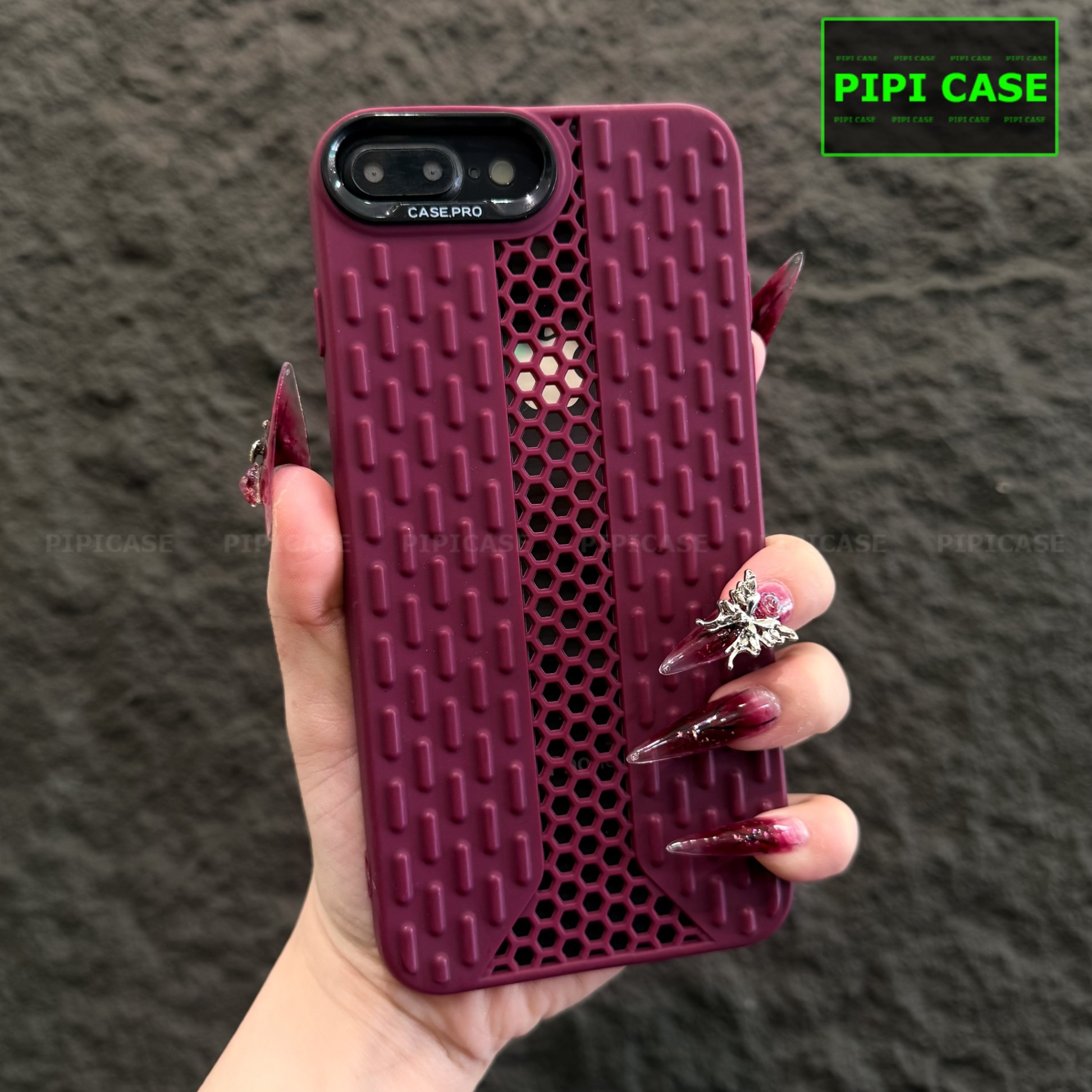 Ốp Lưng iPhone 7 Plus / 8 Plus - Ricky - Đỏ