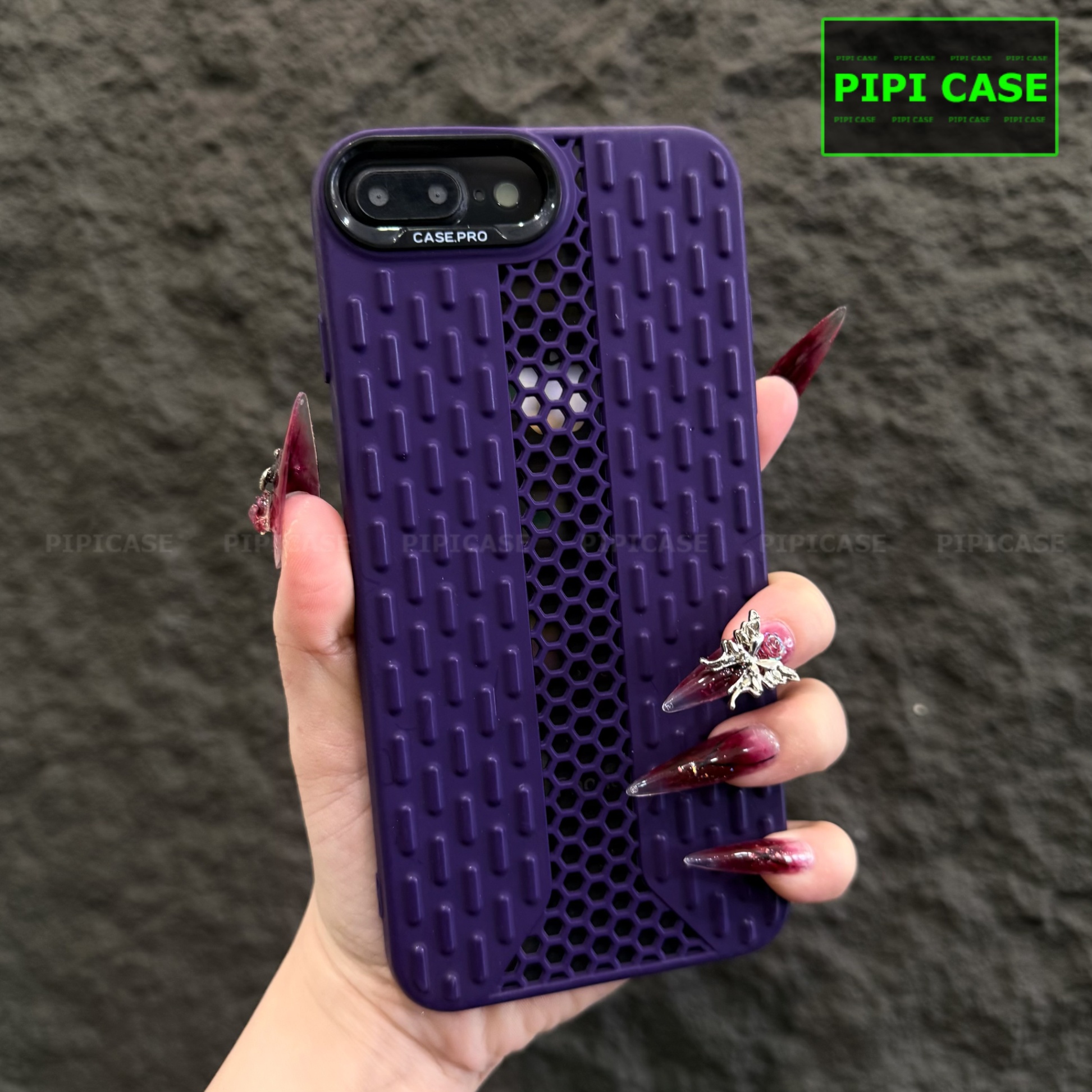 Ốp Lưng iPhone 7 Plus / 8 Plus - Ricky - Tím