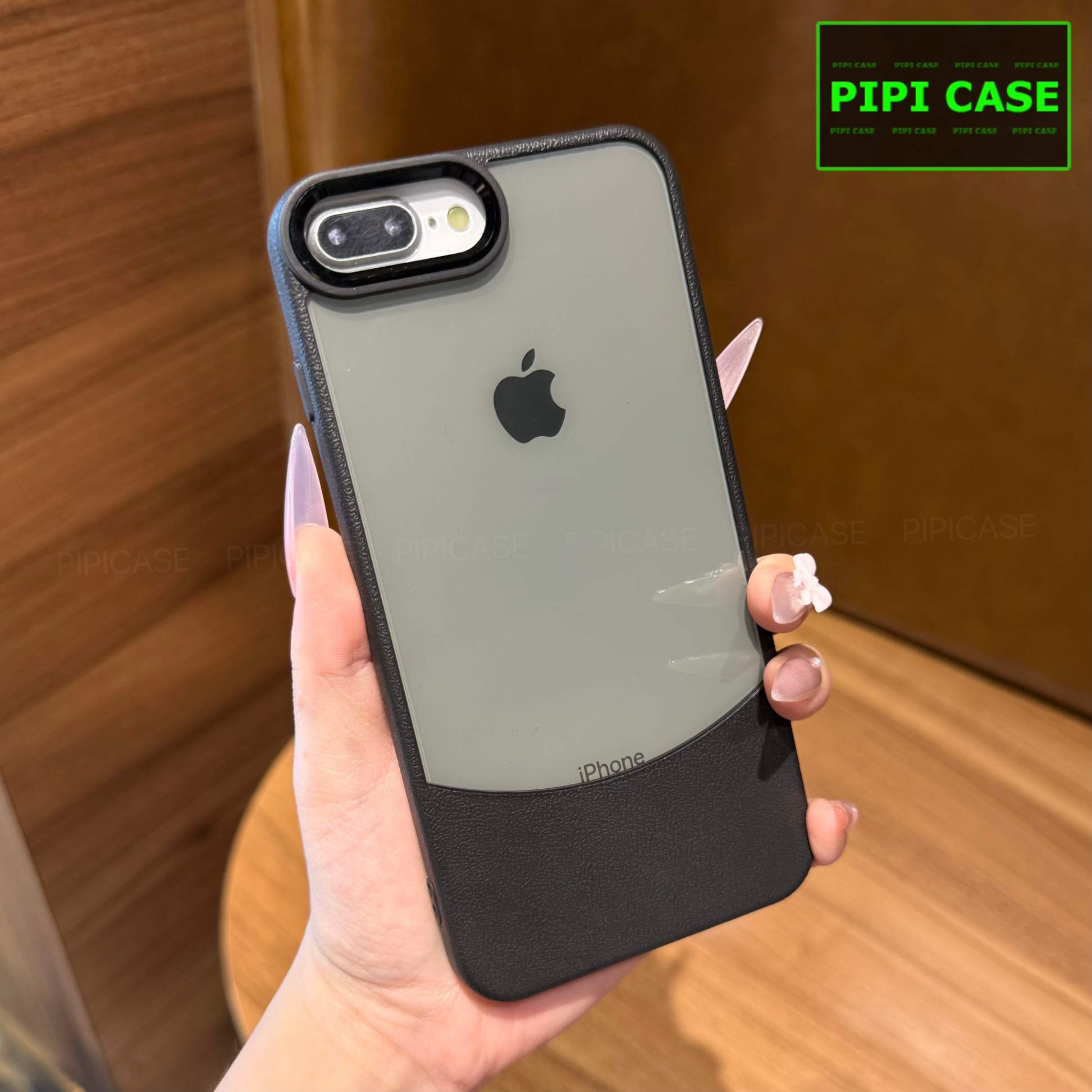 Ốp Lưng iPhone 7 Plus / 8 Plus - Richy - Đen