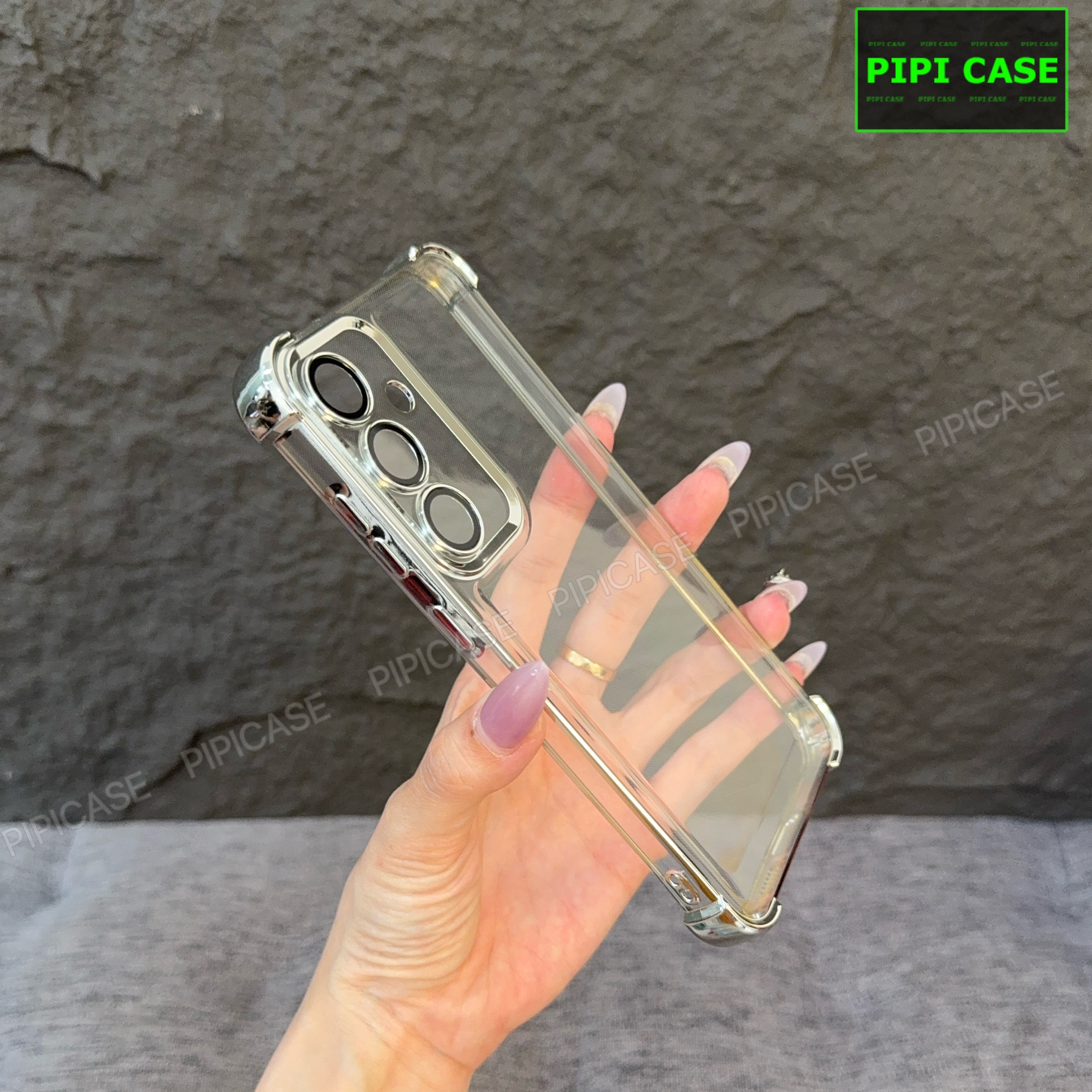 Ốp Lưng Samsung A35 - Gu - Bạc