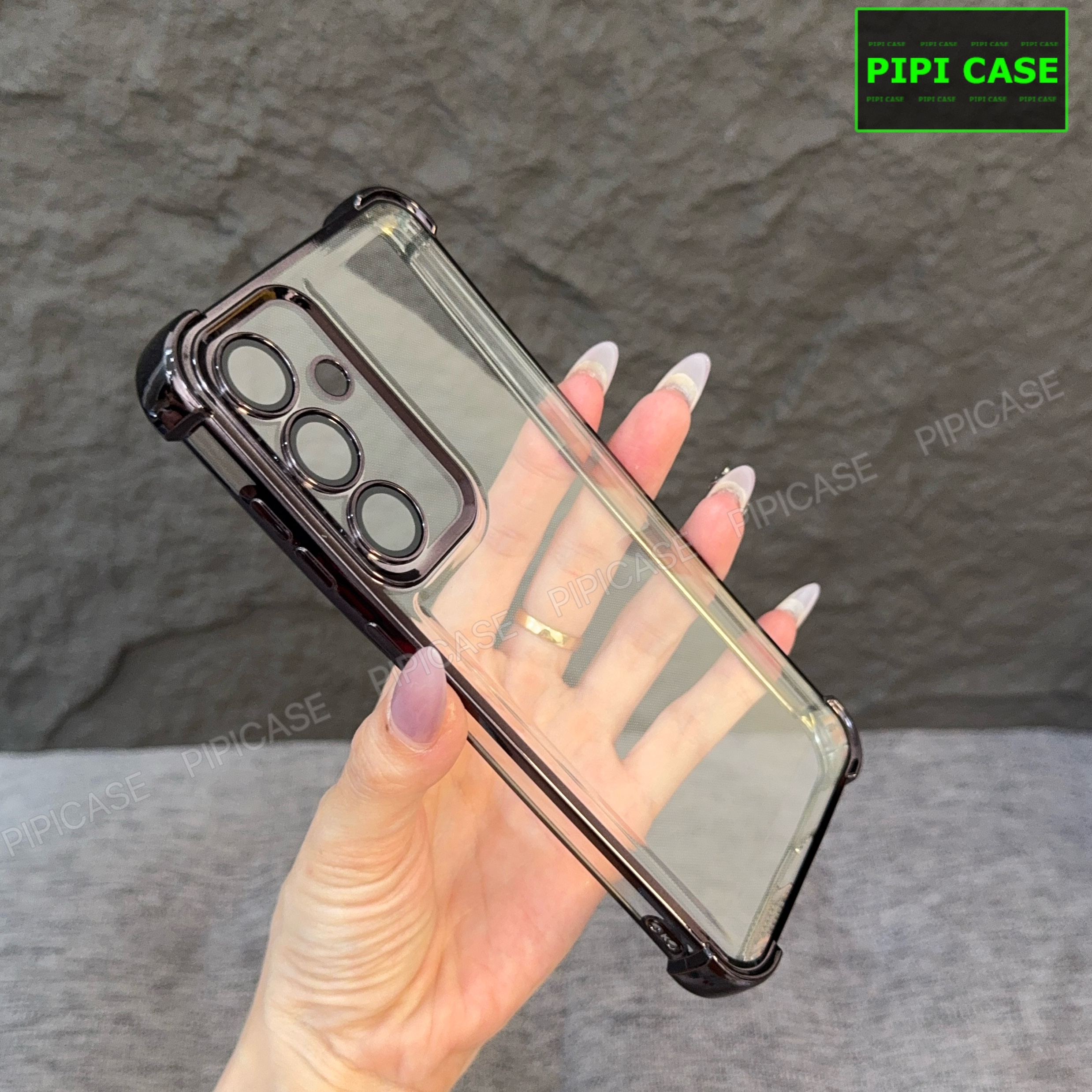 Ốp Lưng Samsung A35 - Gu - Đen