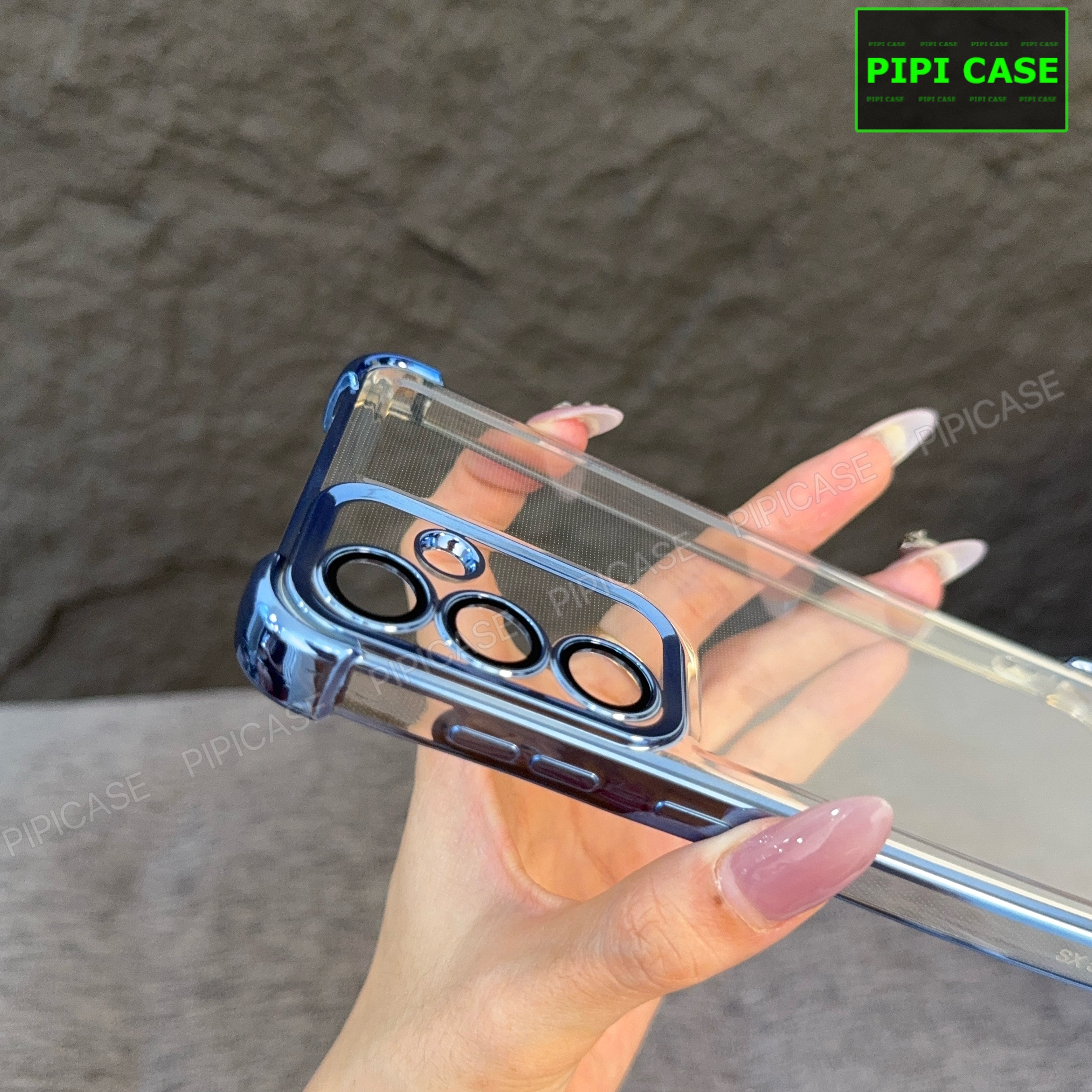 Ốp Lưng Samsung A35 - Gu - Xanh Nhạt