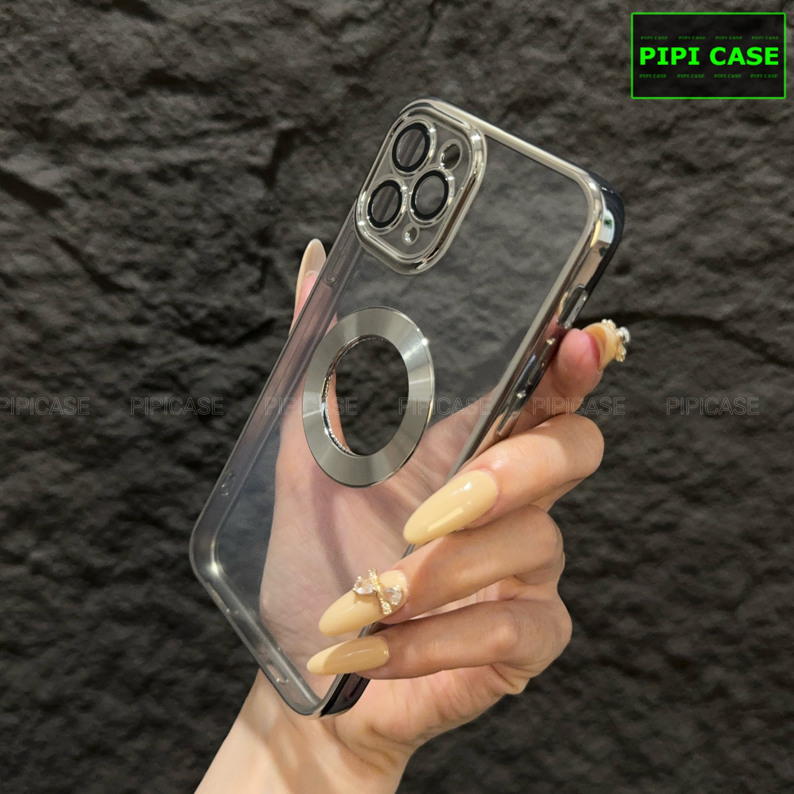 Ốp Lưng iPhone 11 Pro - Water - Bạc