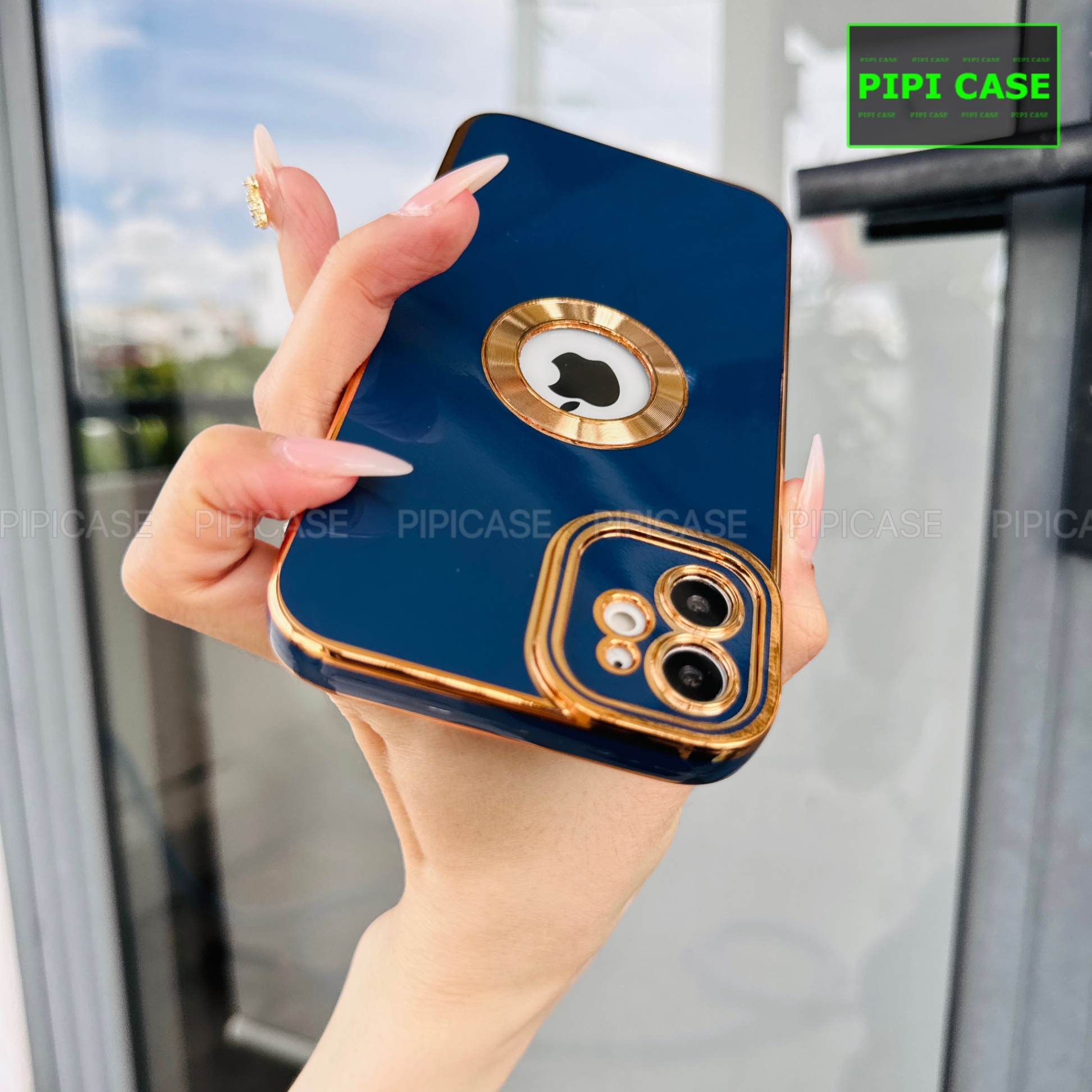 Ốp Lưng iPhone 12 - Pandora - Xanh Dương 2