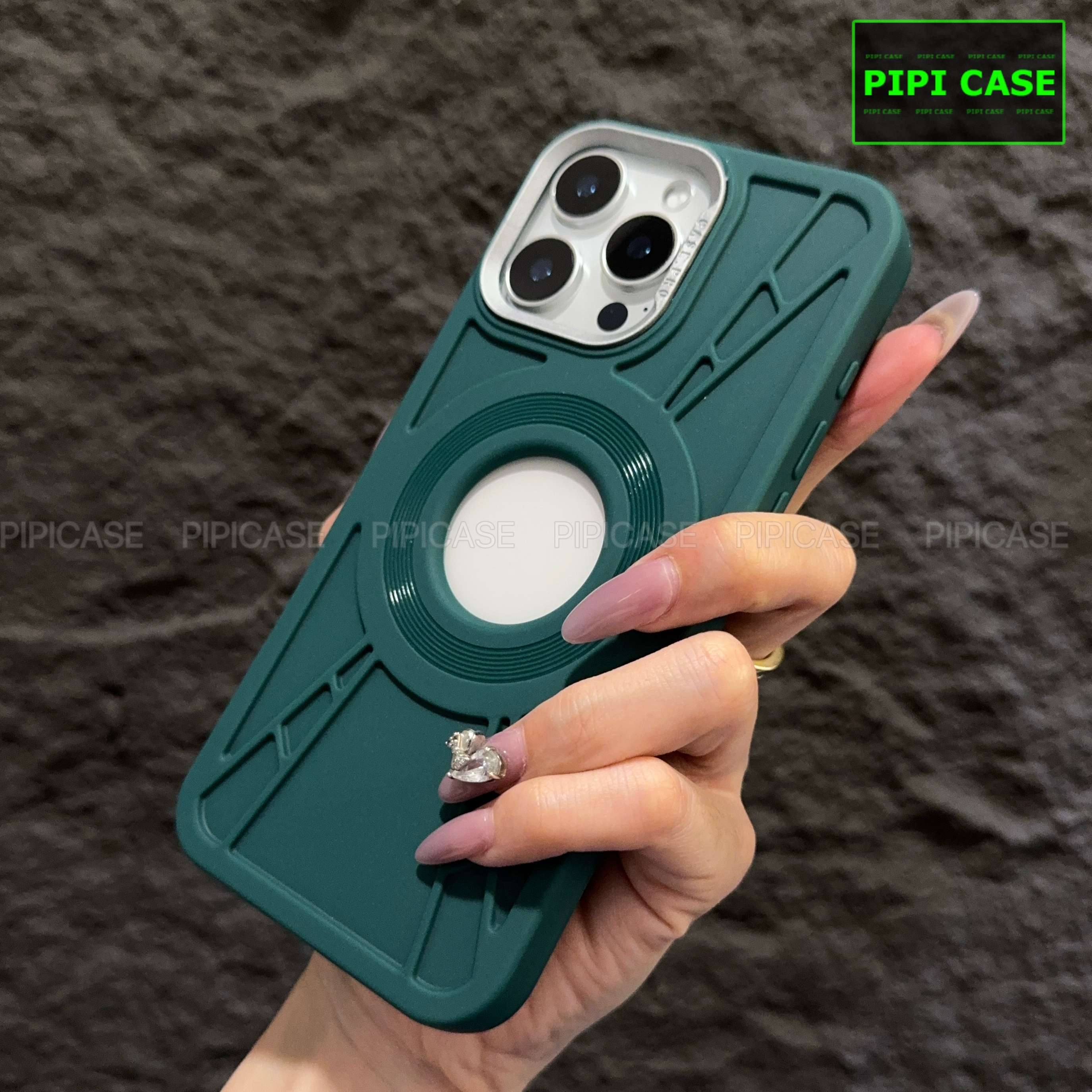 Ốp Lưng iPhone 12 Pro Max - Gony - Xanh Lá