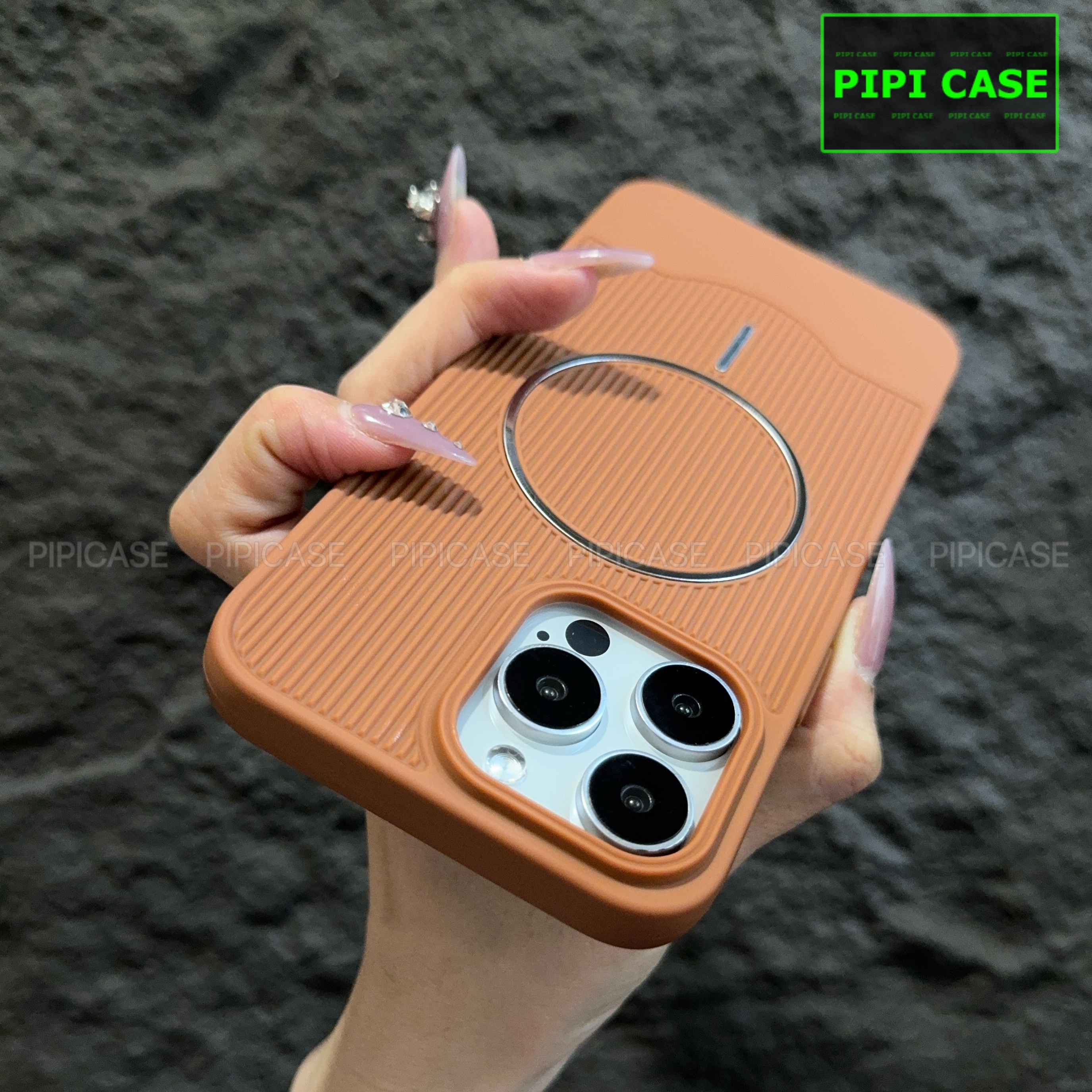 Ốp Lưng iPhone 12 Pro Max - USE - Nâu