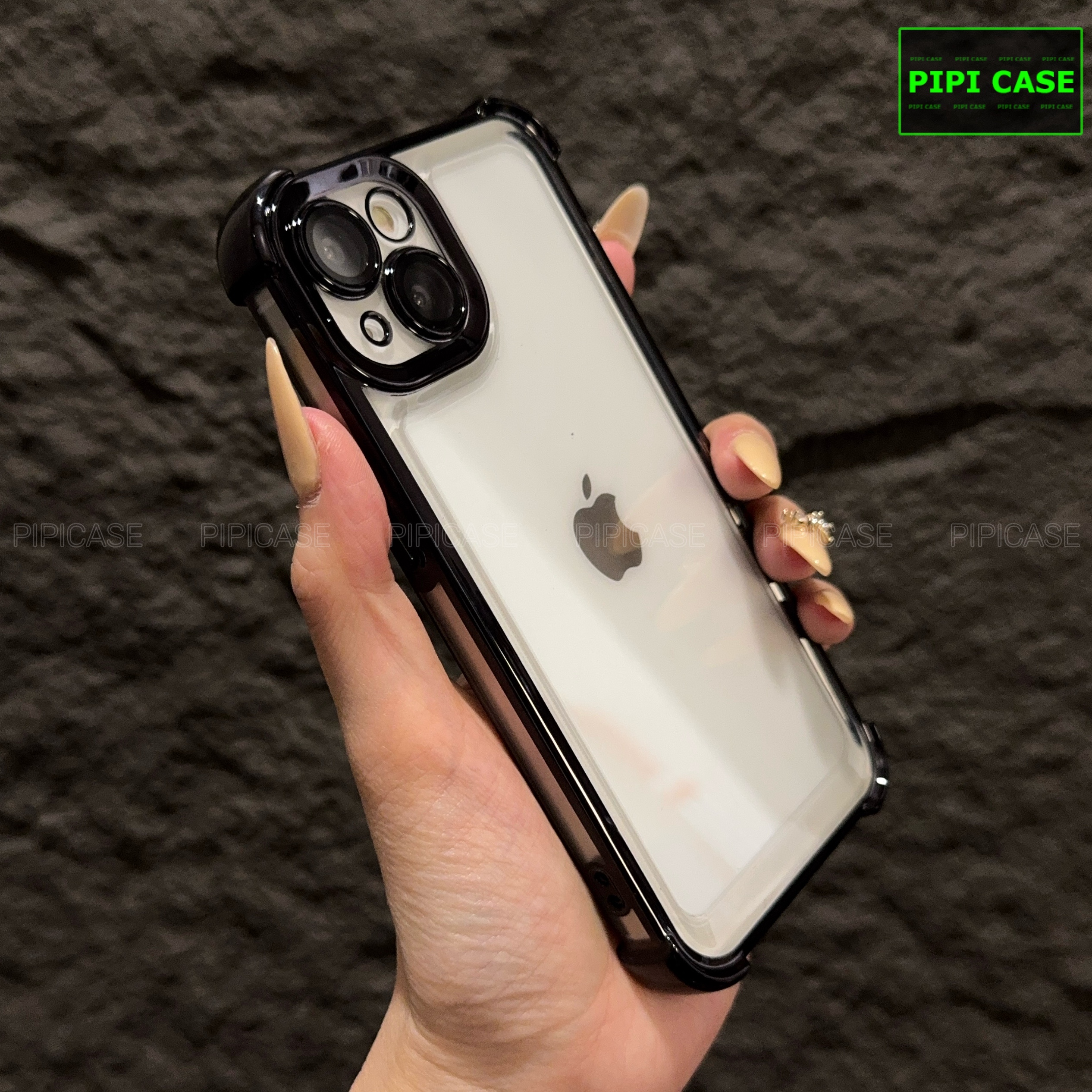 Ốp Lưng iPhone 13 - Gu - Đen
