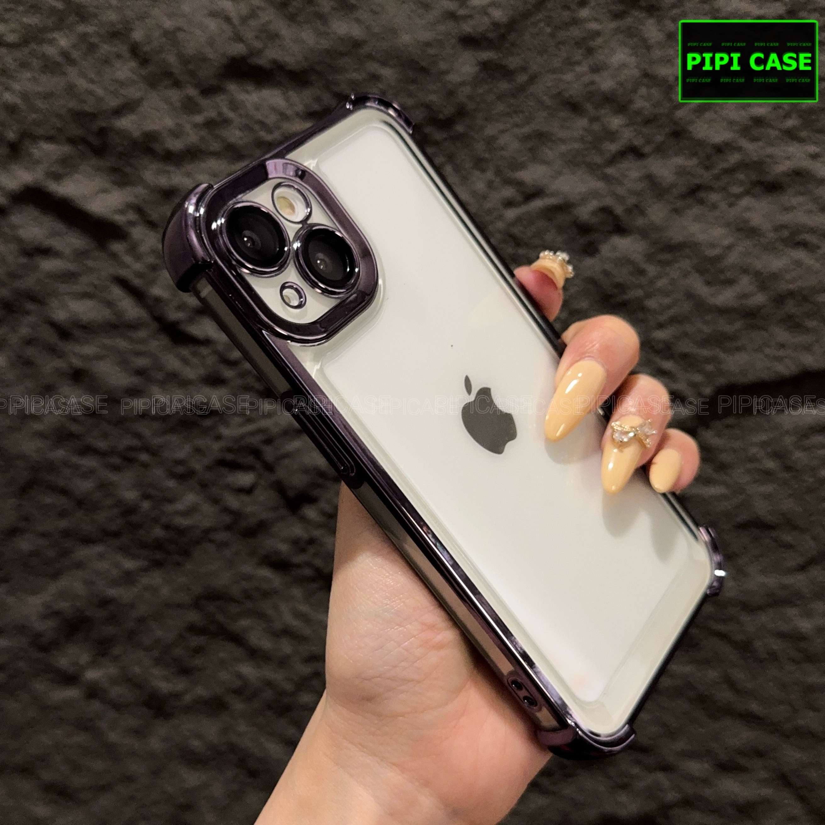 Ốp Lưng iPhone 13 - Gu - Tím