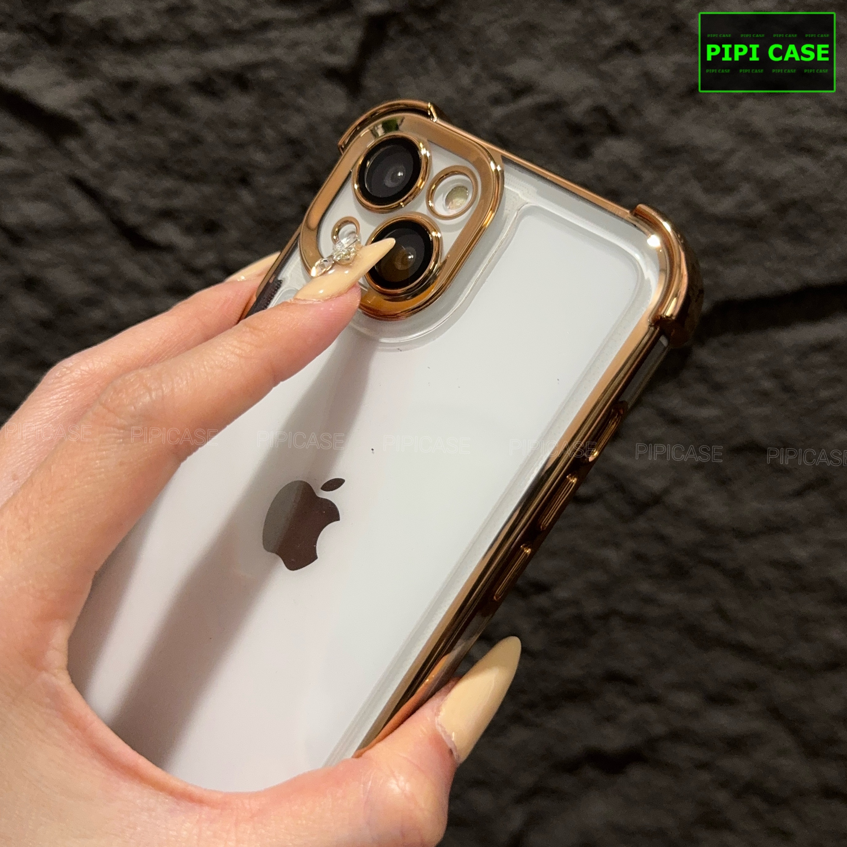 Ốp Lưng iPhone 13 - Gu - Vàng