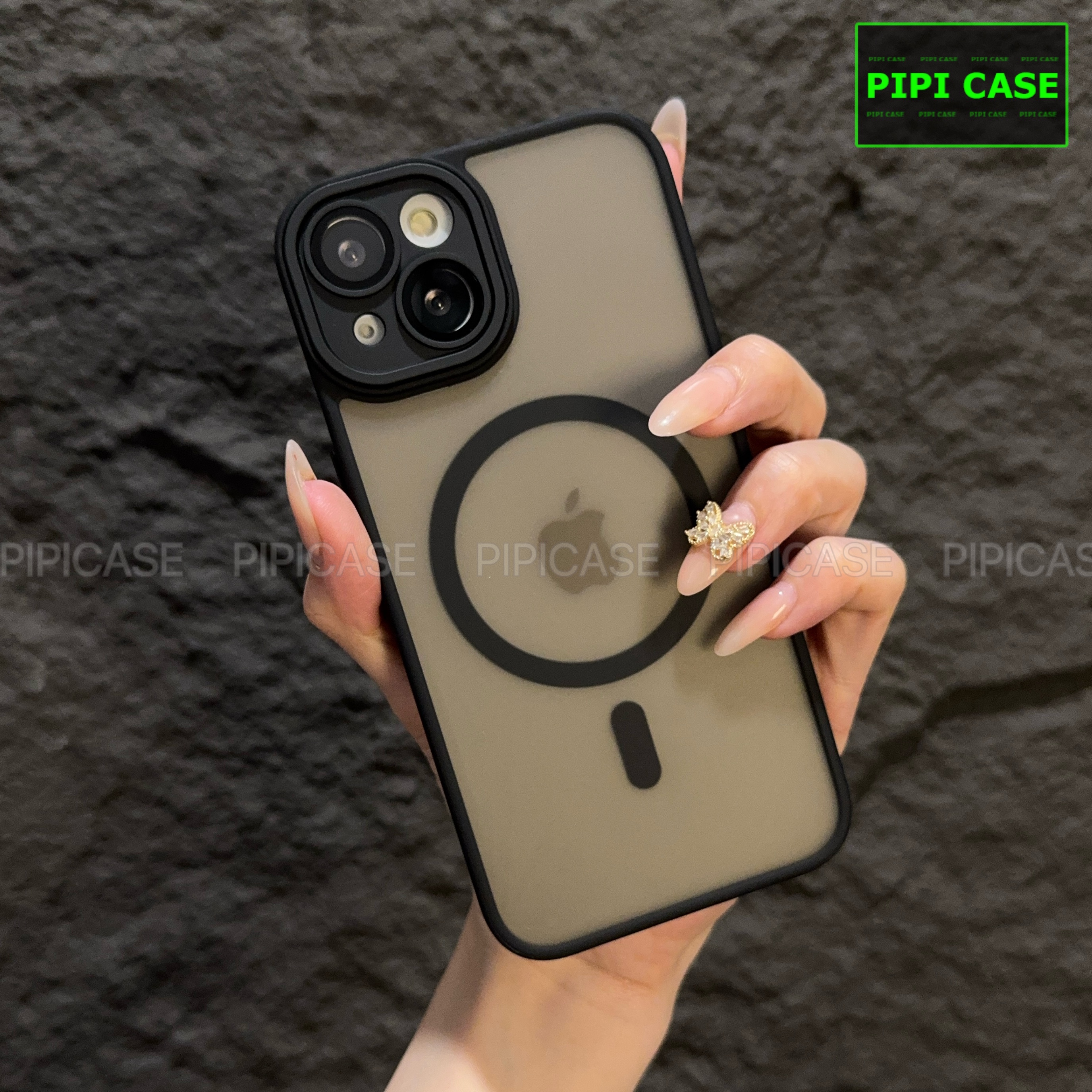 Ốp Lưng iPhone 13 - Kao - Đen