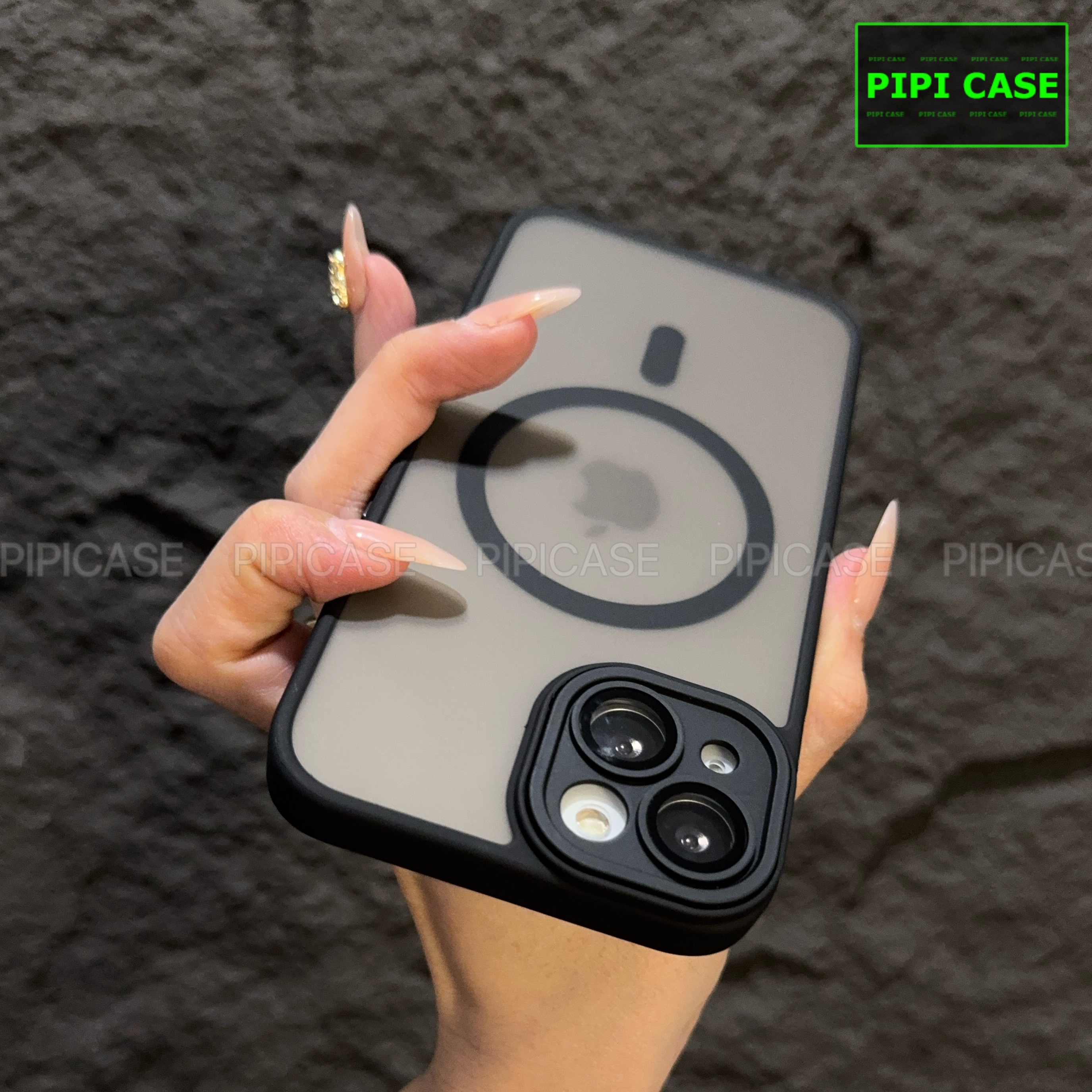 Ốp Lưng iPhone 13 - Kao - Đen