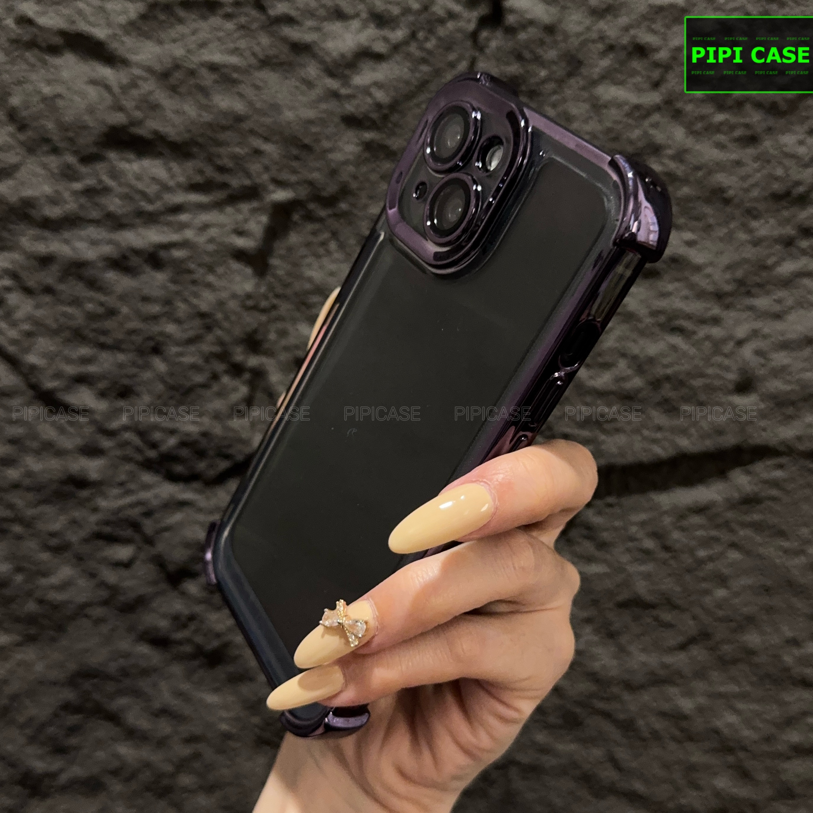 Ốp Lưng iPhone 14 - Gu - Tím