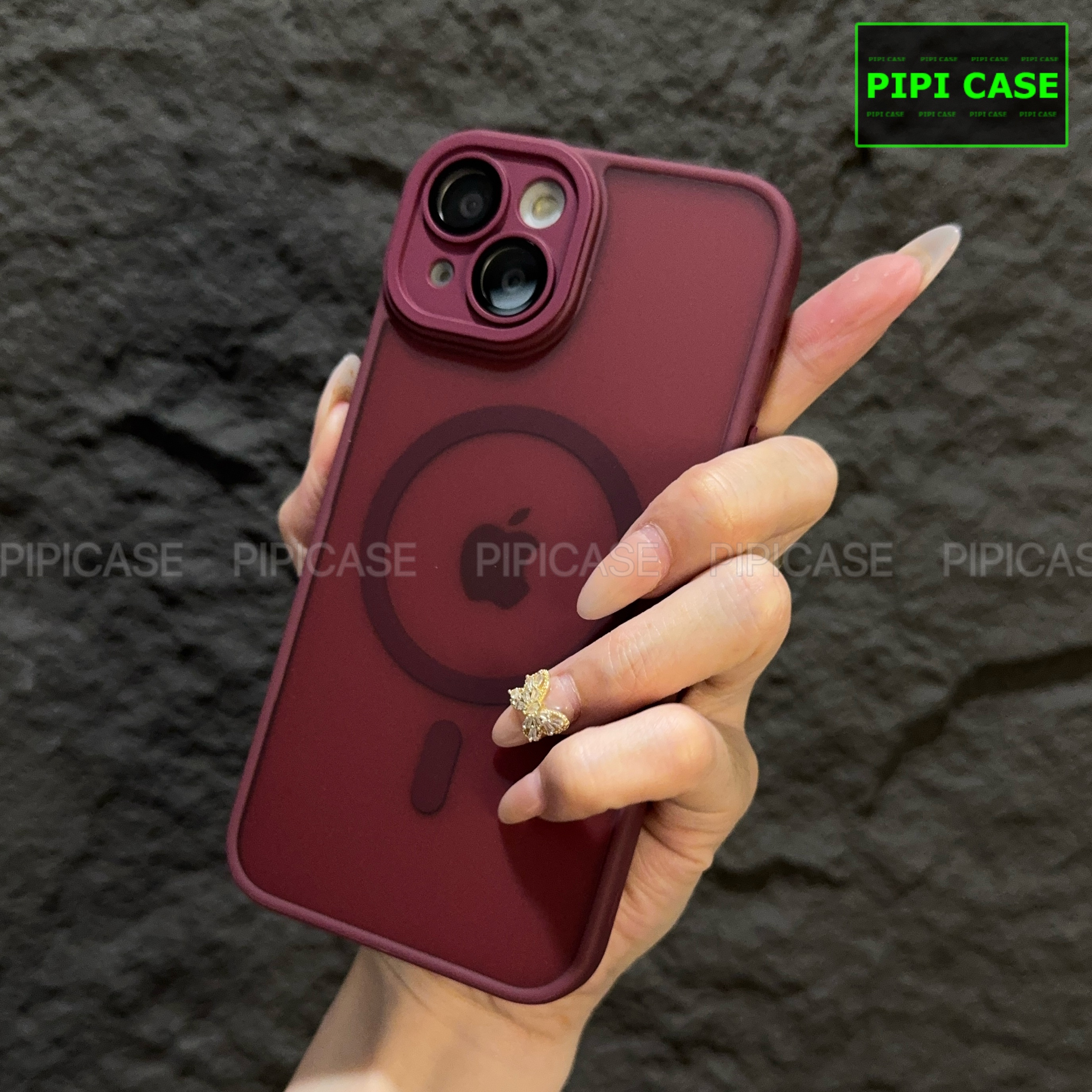 Ốp Lưng iPhone 14 - Kao - Đỏ