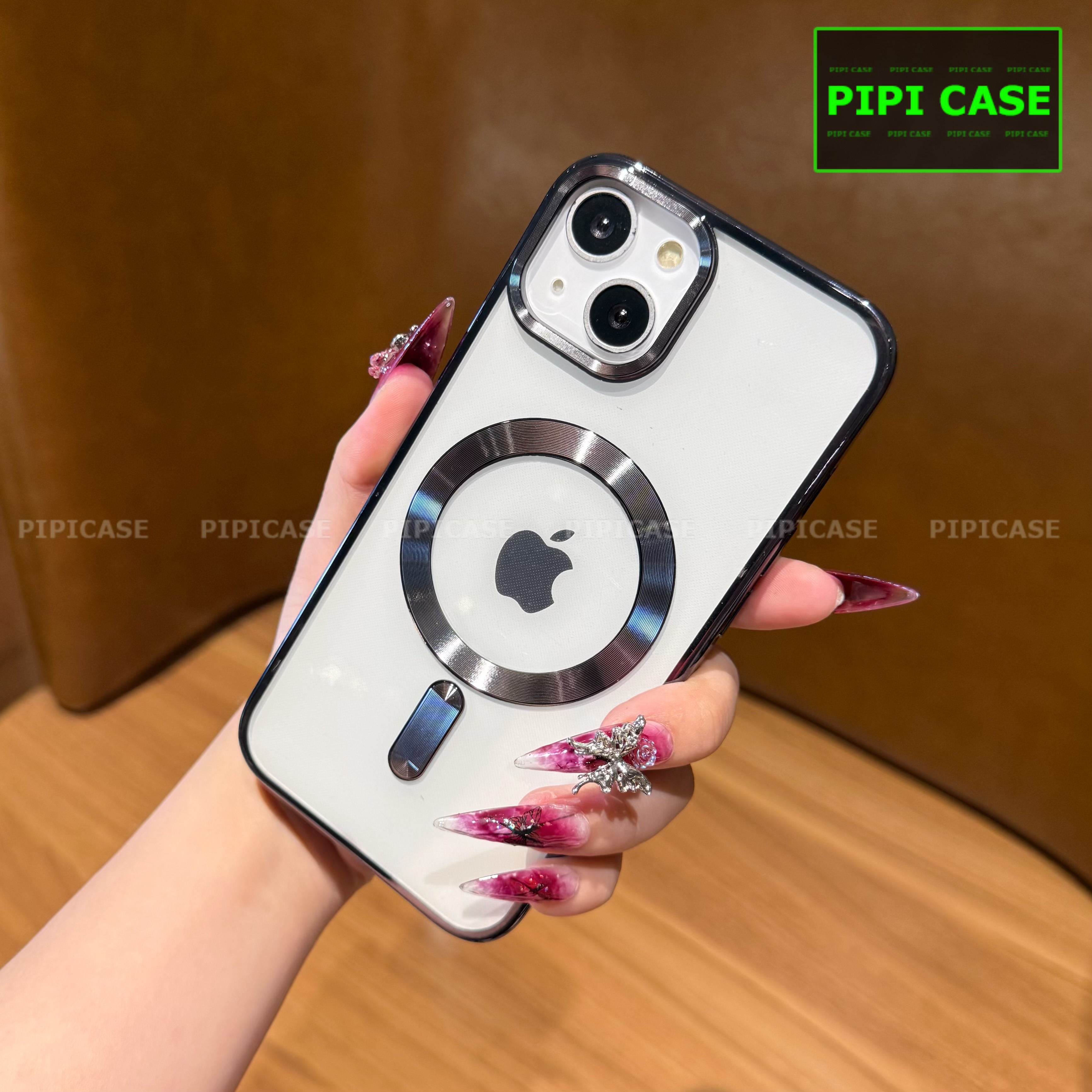 Ốp Lưng iPhone 14 - Ticker - Đen