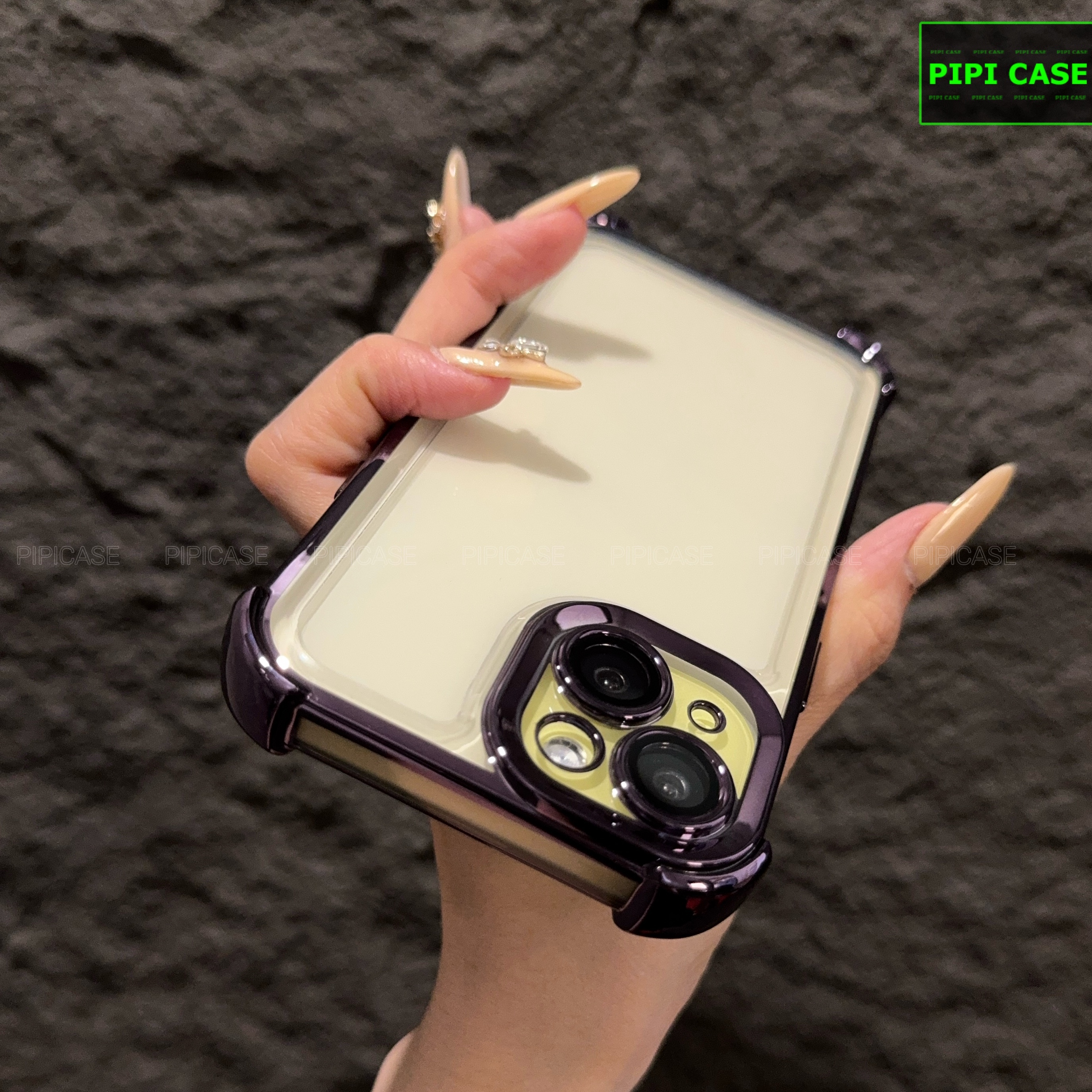 Ốp Lưng iPhone 15 - Gu - Tím
