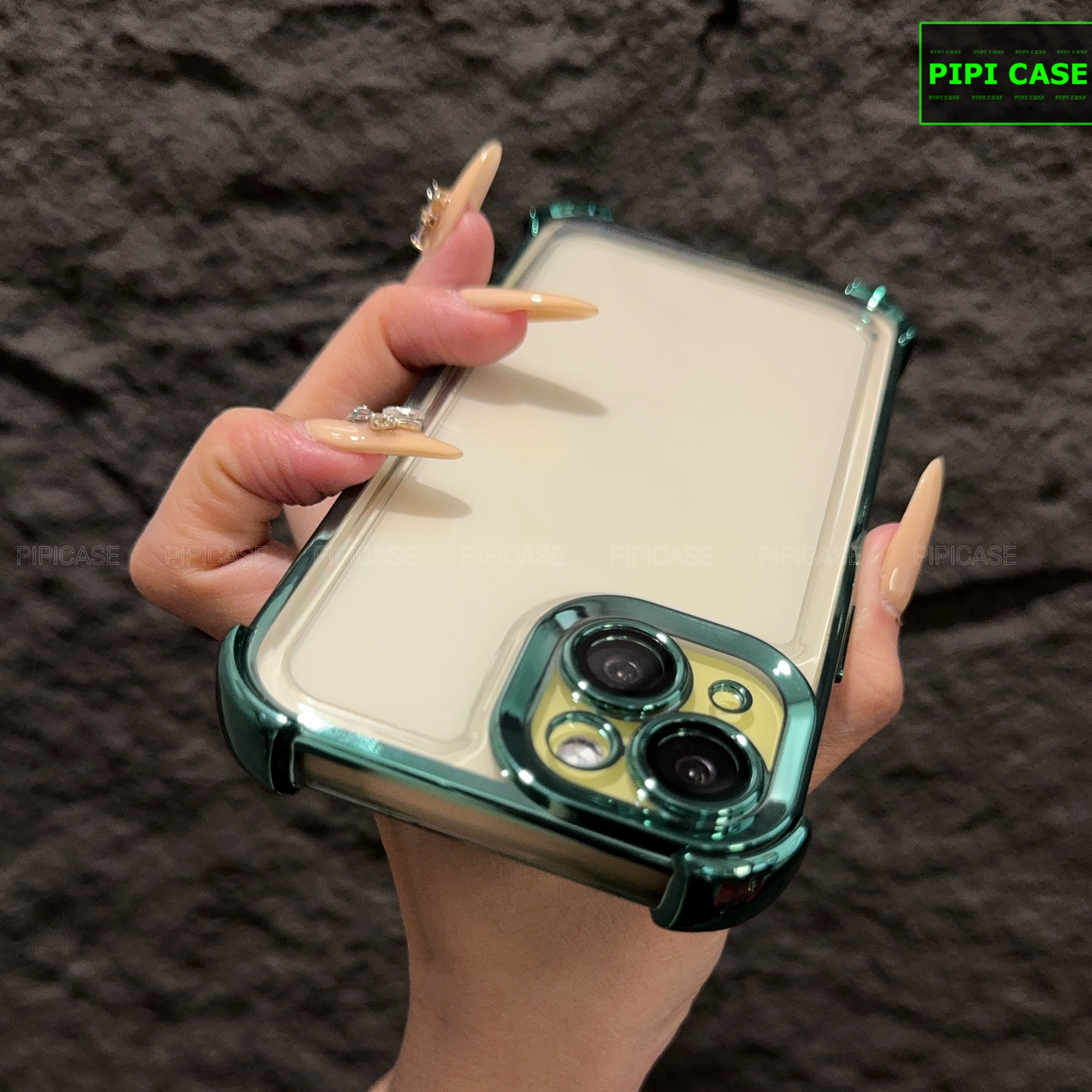 Ốp Lưng iPhone 15 - Gu - Xanh Lá