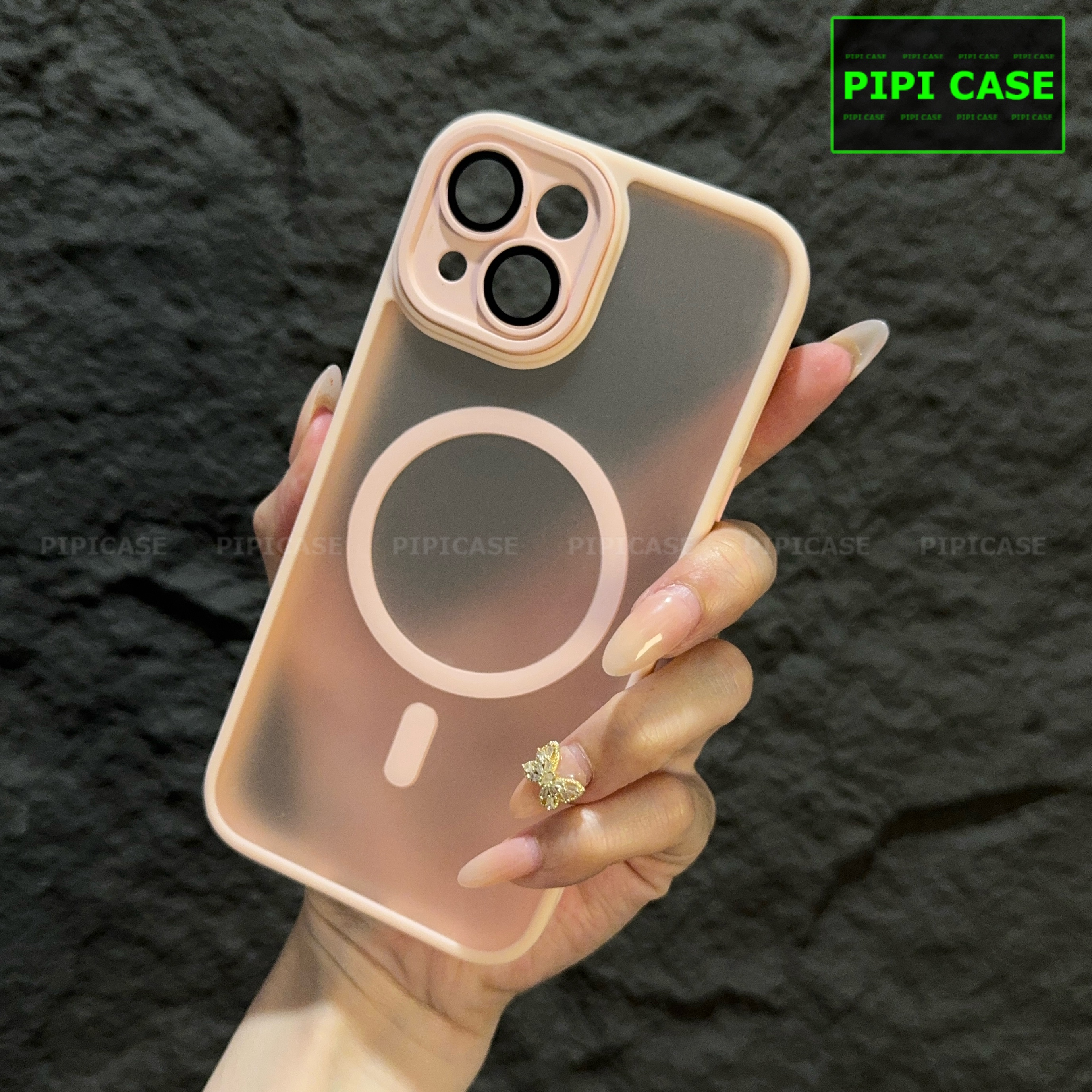 Ốp Lưng iPhone 15 - Kao - Hồng