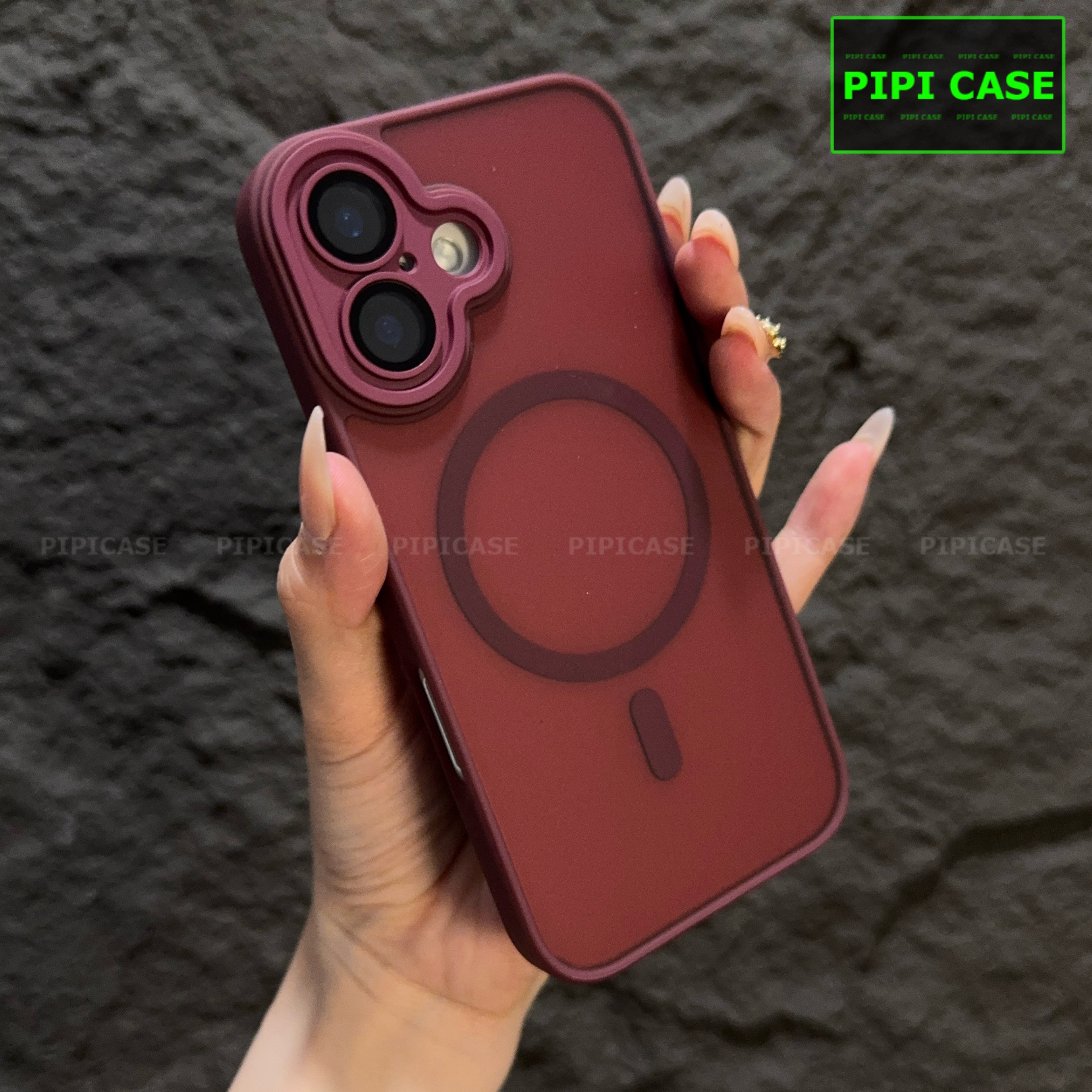 Ốp Lưng iPhone 16 - Kao - Đỏ