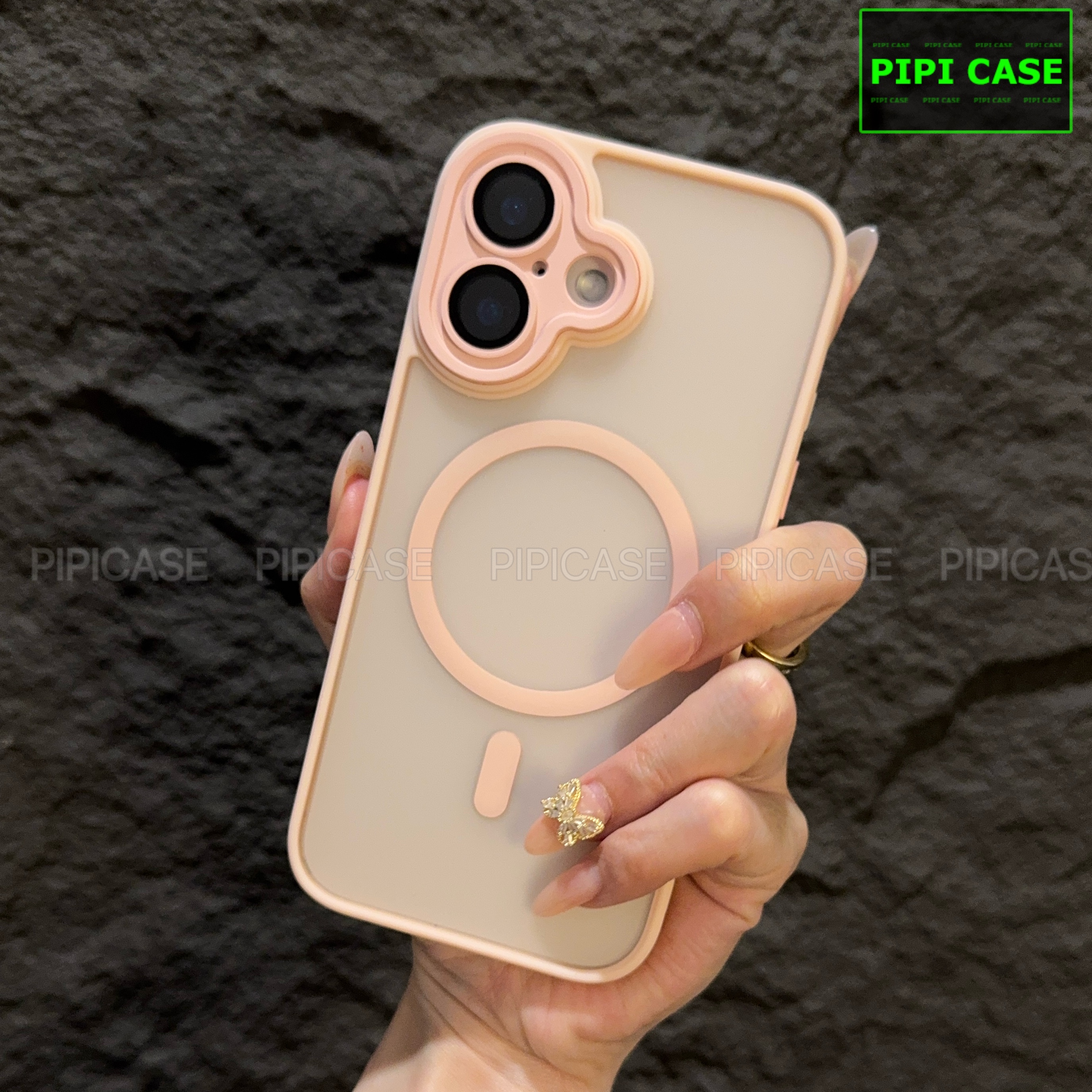 Ốp Lưng iPhone 16 - Kao - Hồng