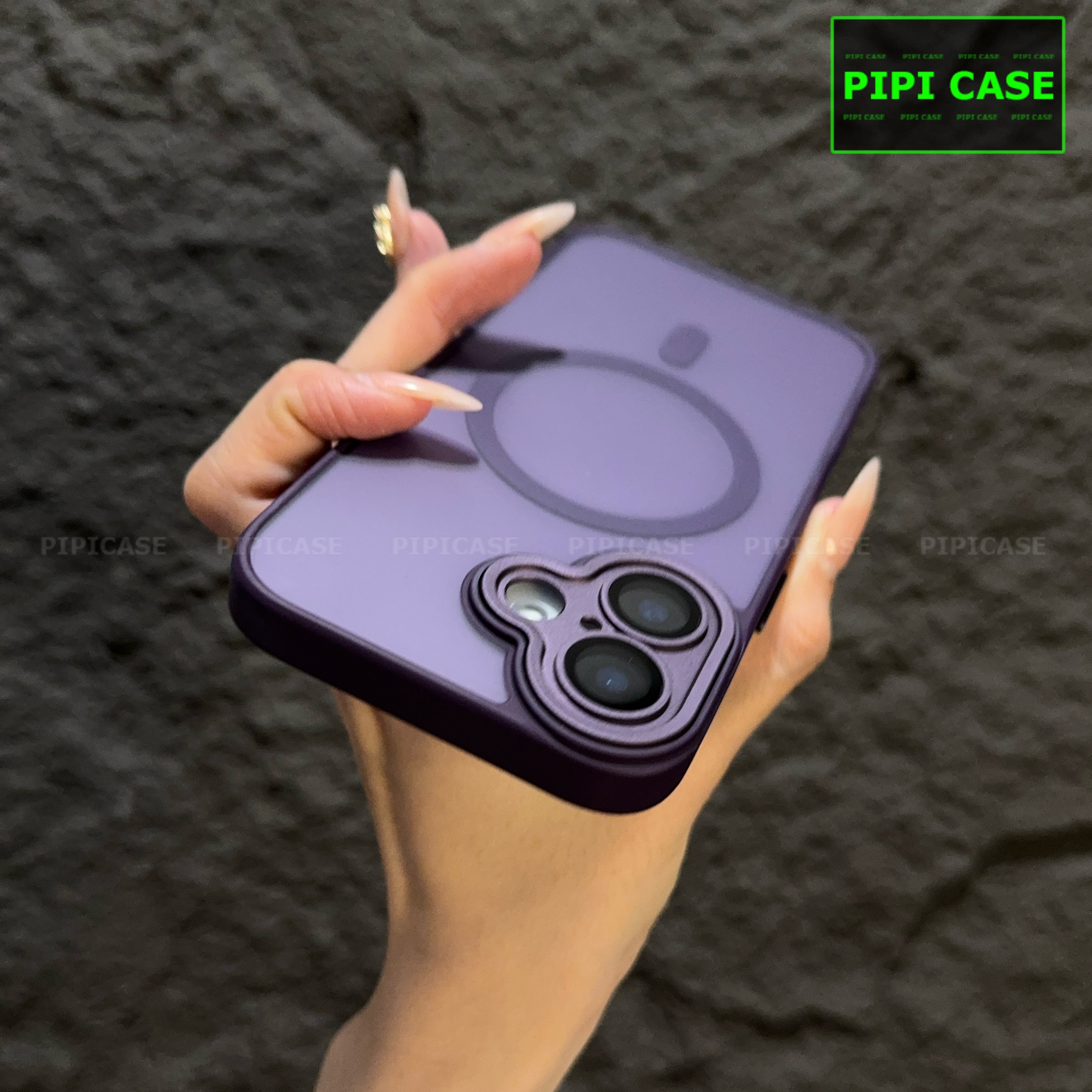 Ốp Lưng iPhone 16 - Kao - Tím Đậm