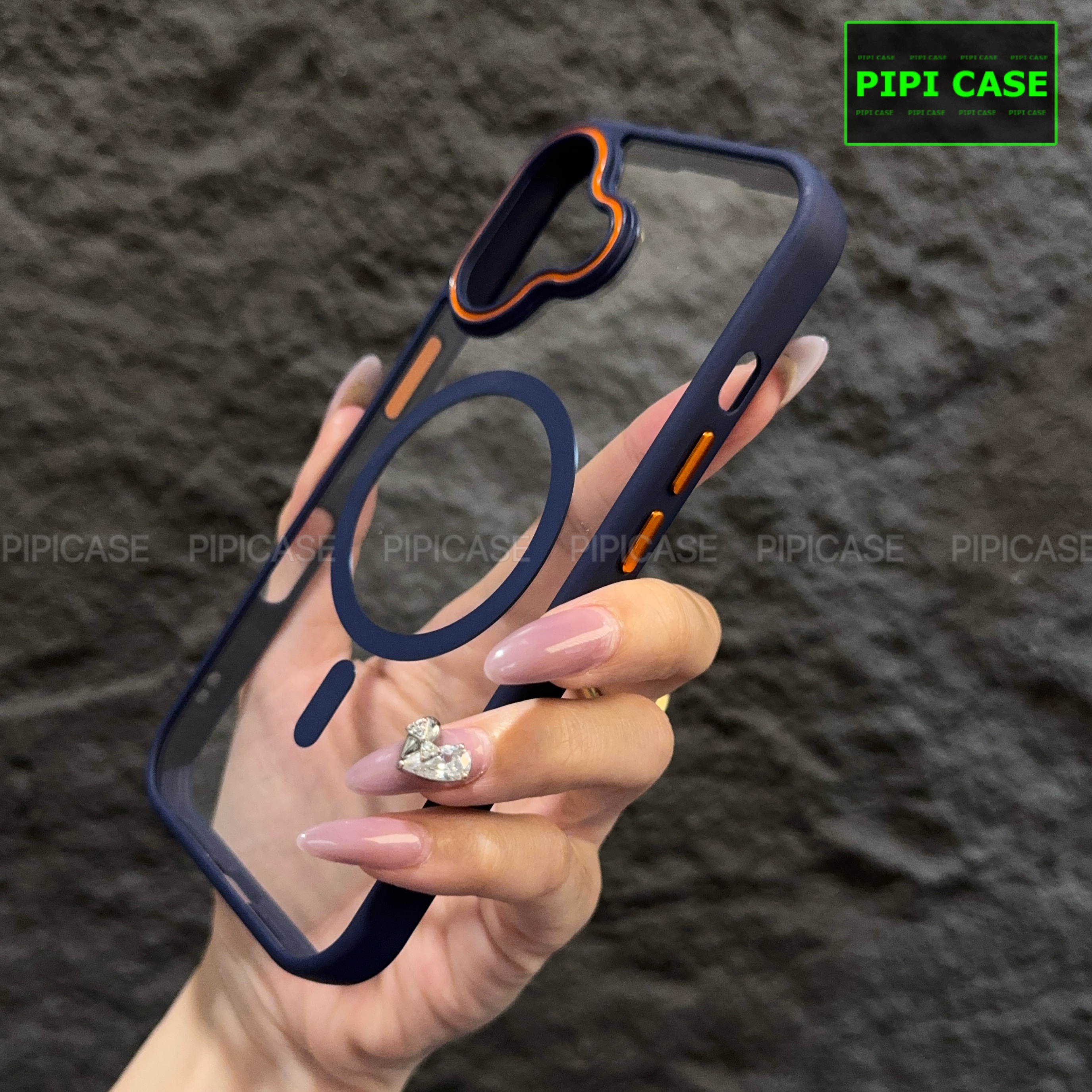 Ốp Lưng iPhone 16 Plus - KM Color - Xanh Dương