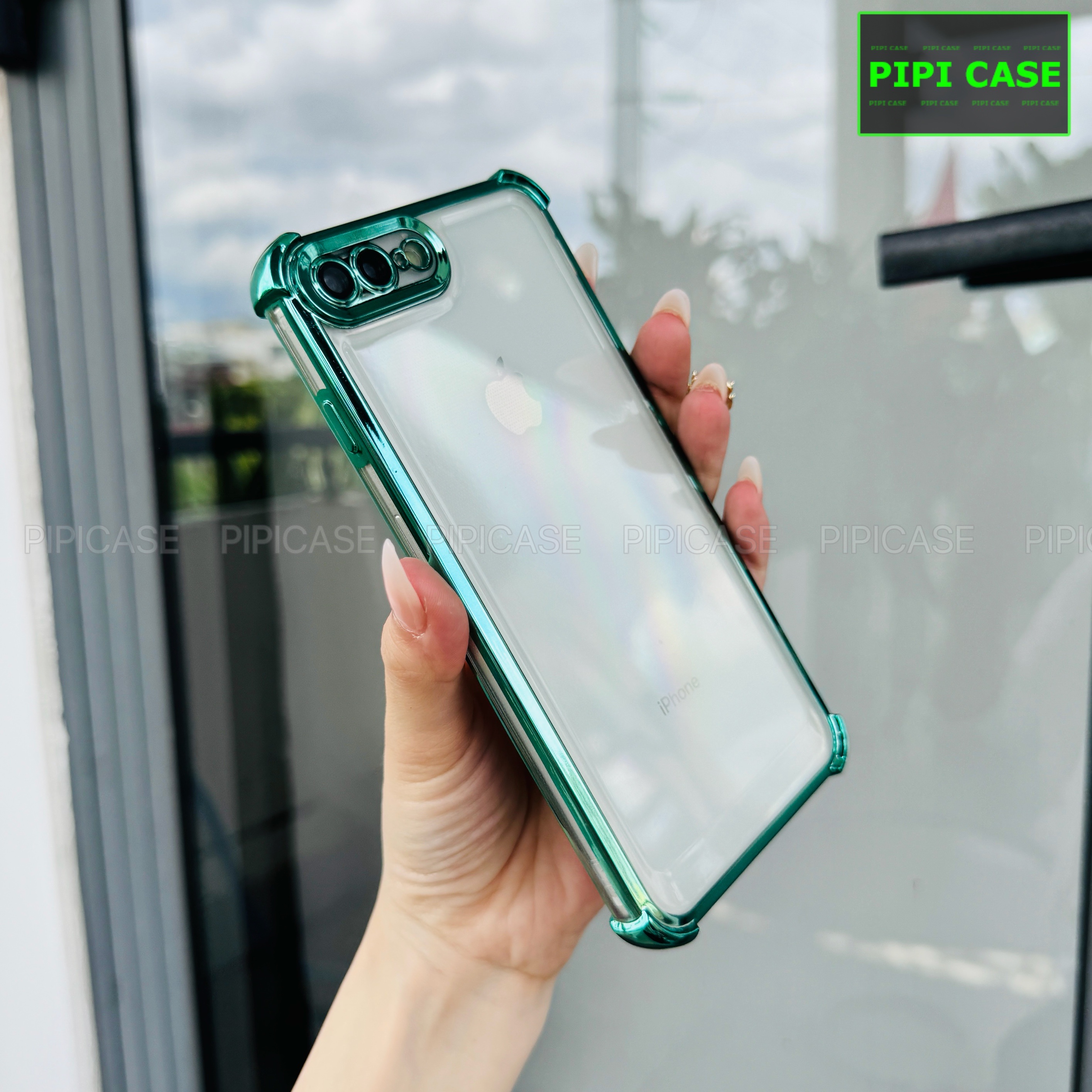 Ốp Lưng iPhone 7 Plus / 8 Plus - Gu - Xanh Lá