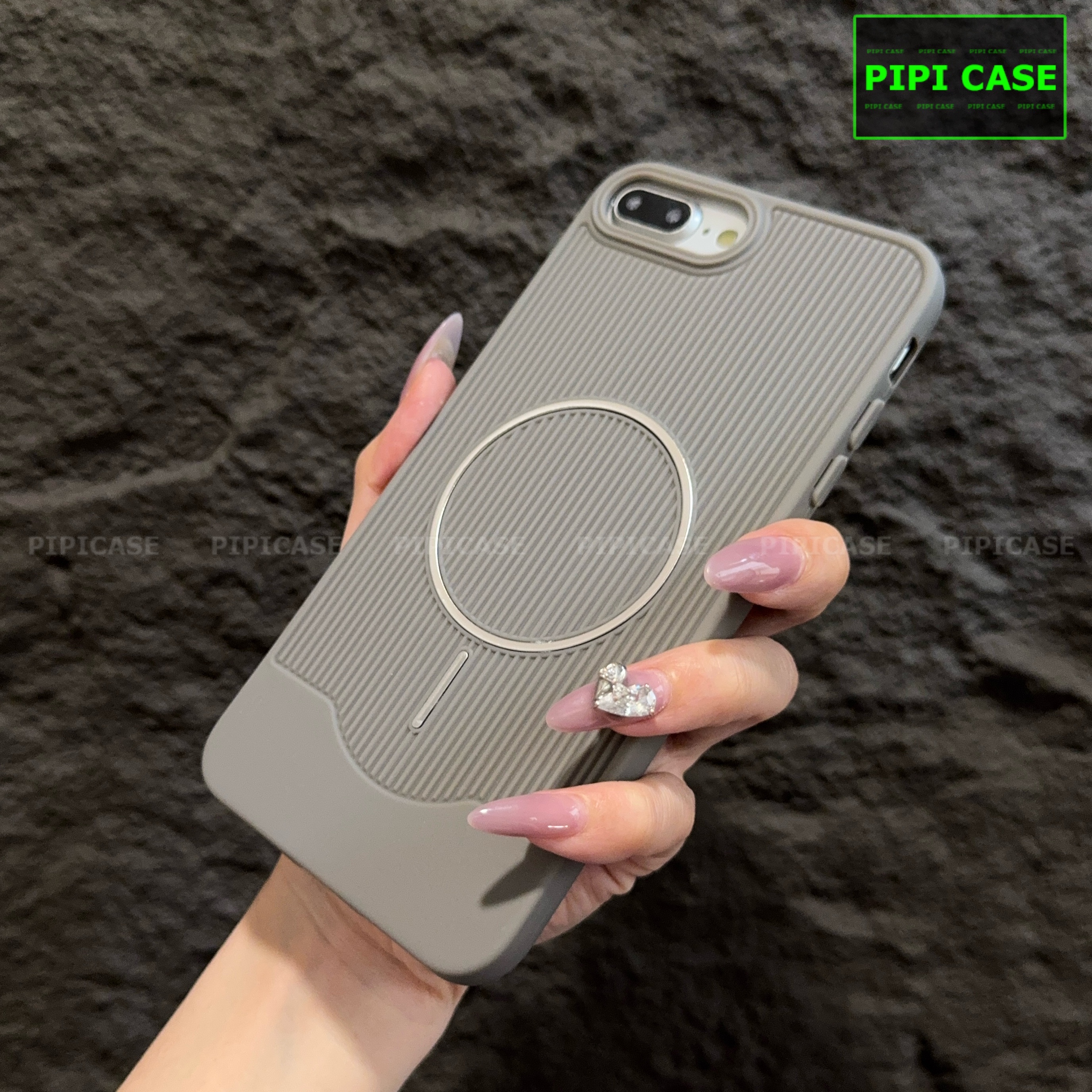 Ốp Lưng iPhone 7 Plus / 8 Plus - USE - Xám