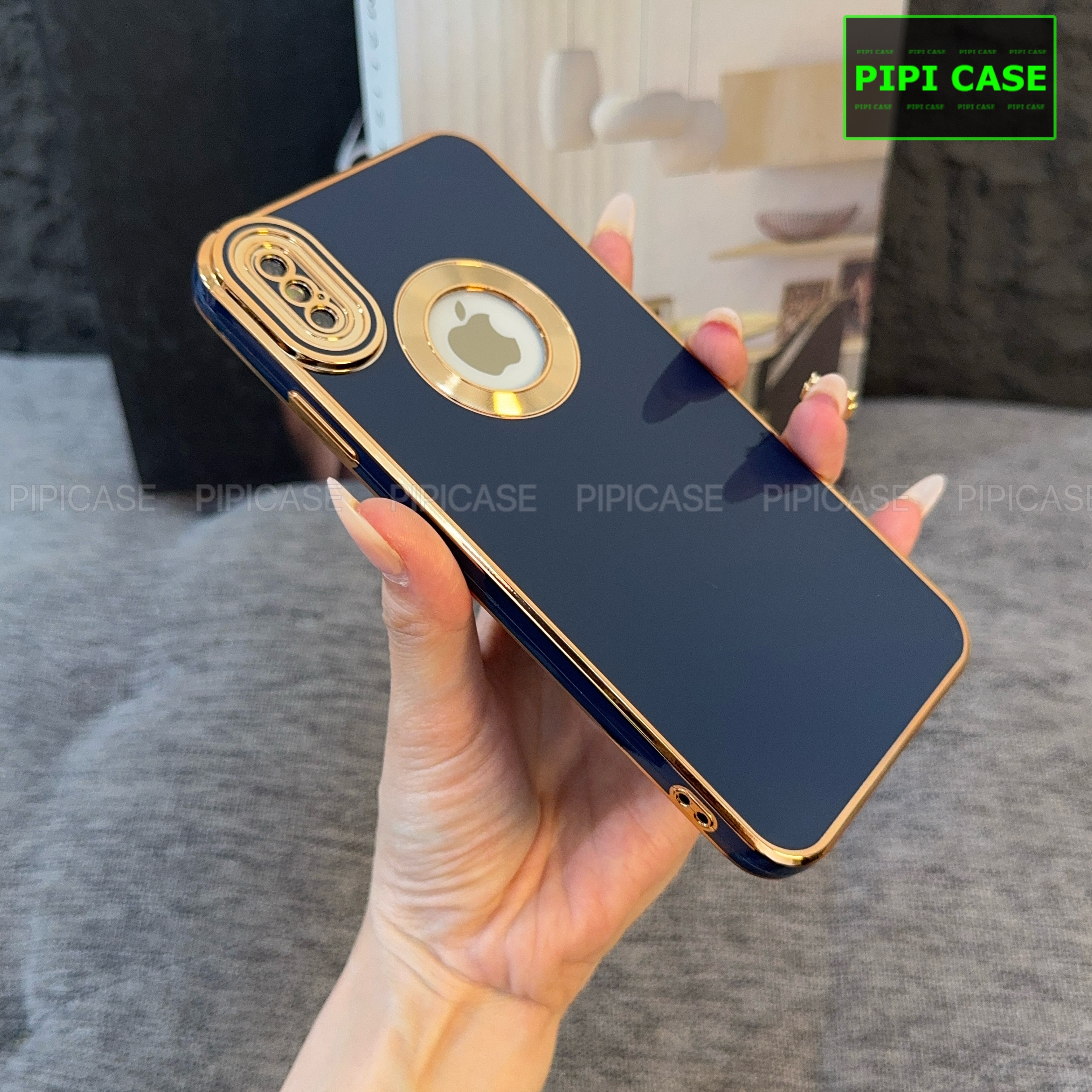Ốp Lưng iPhone XS Max - Pandora - Xanh Dương 2