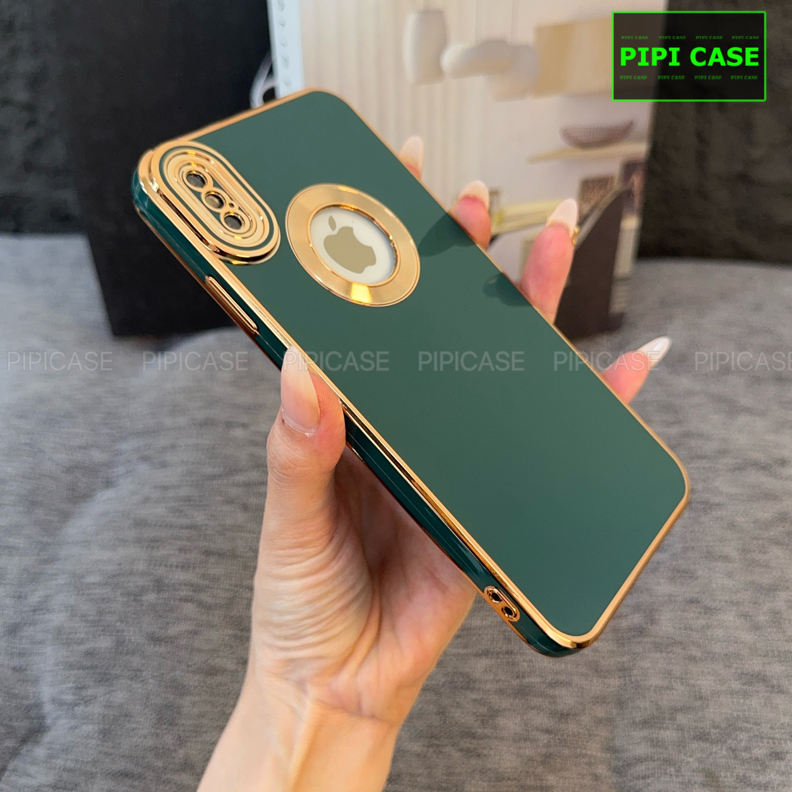 Ốp Lưng iPhone XS Max - Pandora - Xanh Lá 2