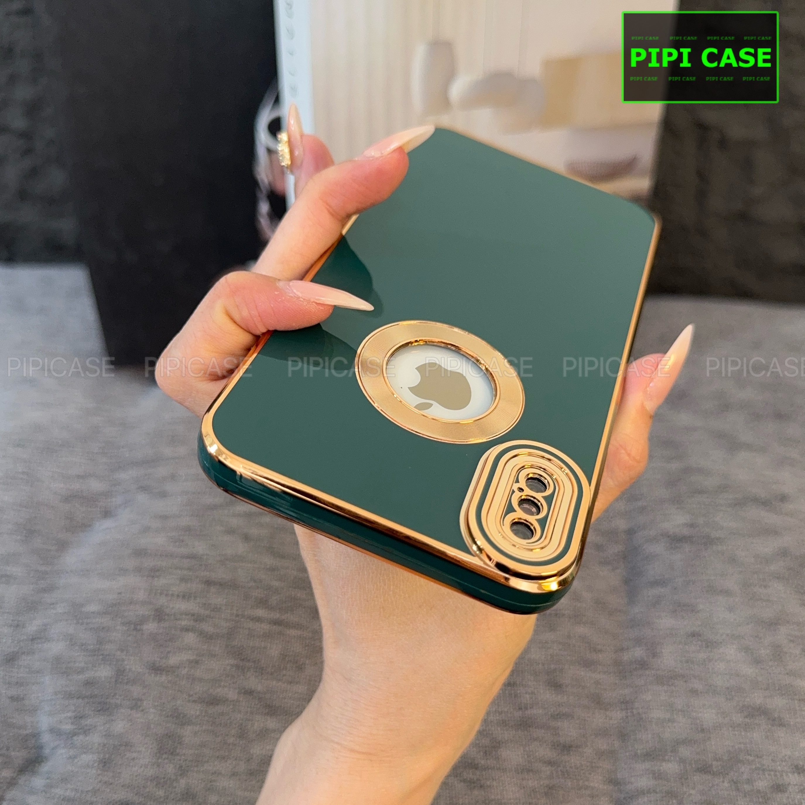 Ốp Lưng iPhone XS Max - Pandora - Xanh Lá 2