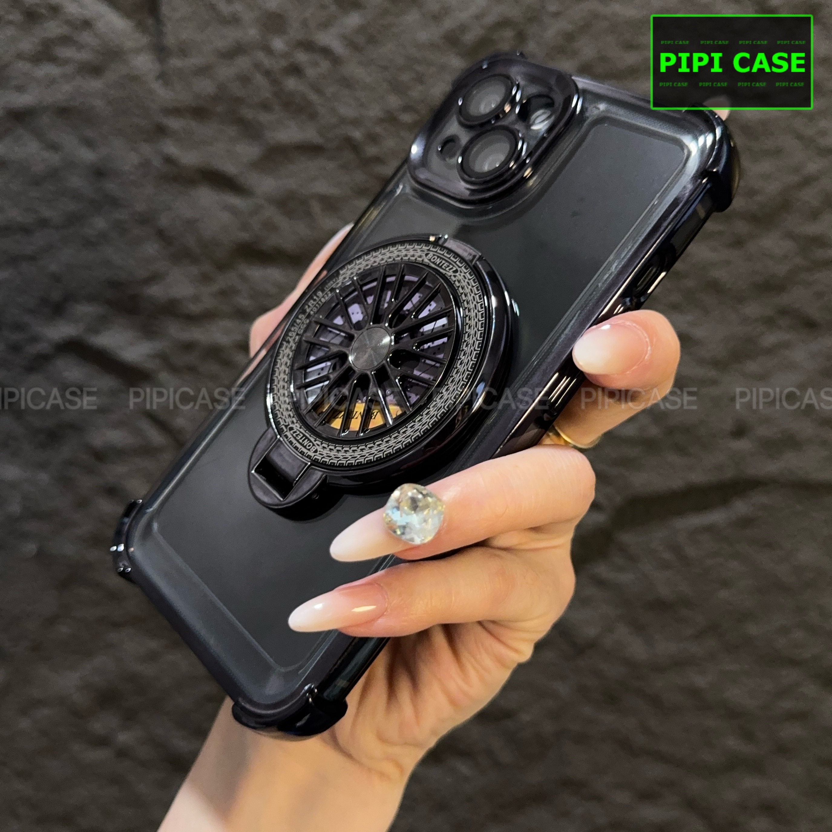 Ốp lưng iPhone 14 - AB - Đen