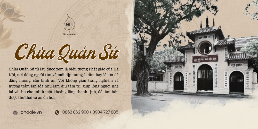Chùa Quán Sứ – Ngôi chùa linh thiêng giữa lòng Hà Nội