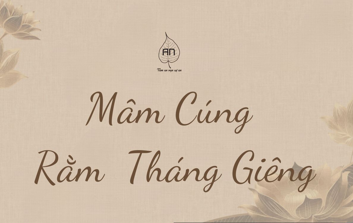 Mâm cúng Rằm Tháng Giêng