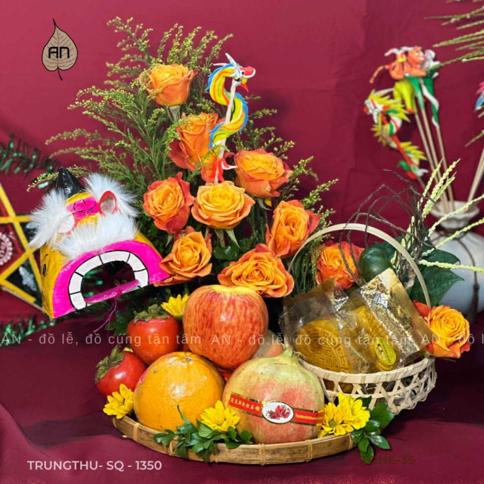 Mâm cúng Trung Thu - Mẫu 4