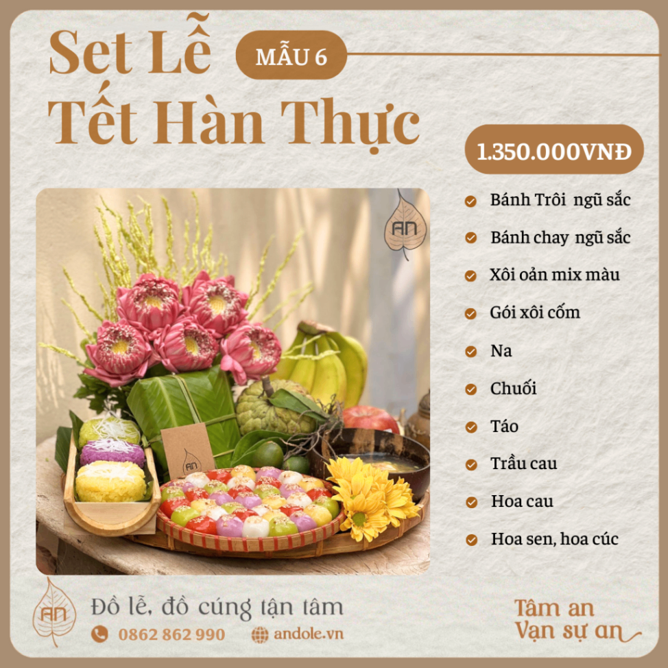 SET Tết Hàn Thực - Mẫu 6