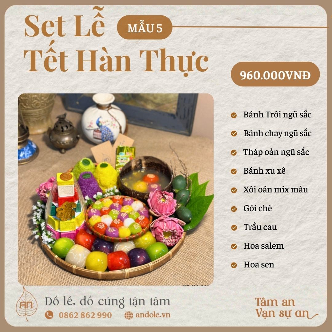 SET Tết Hàn Thực - Mẫu 5