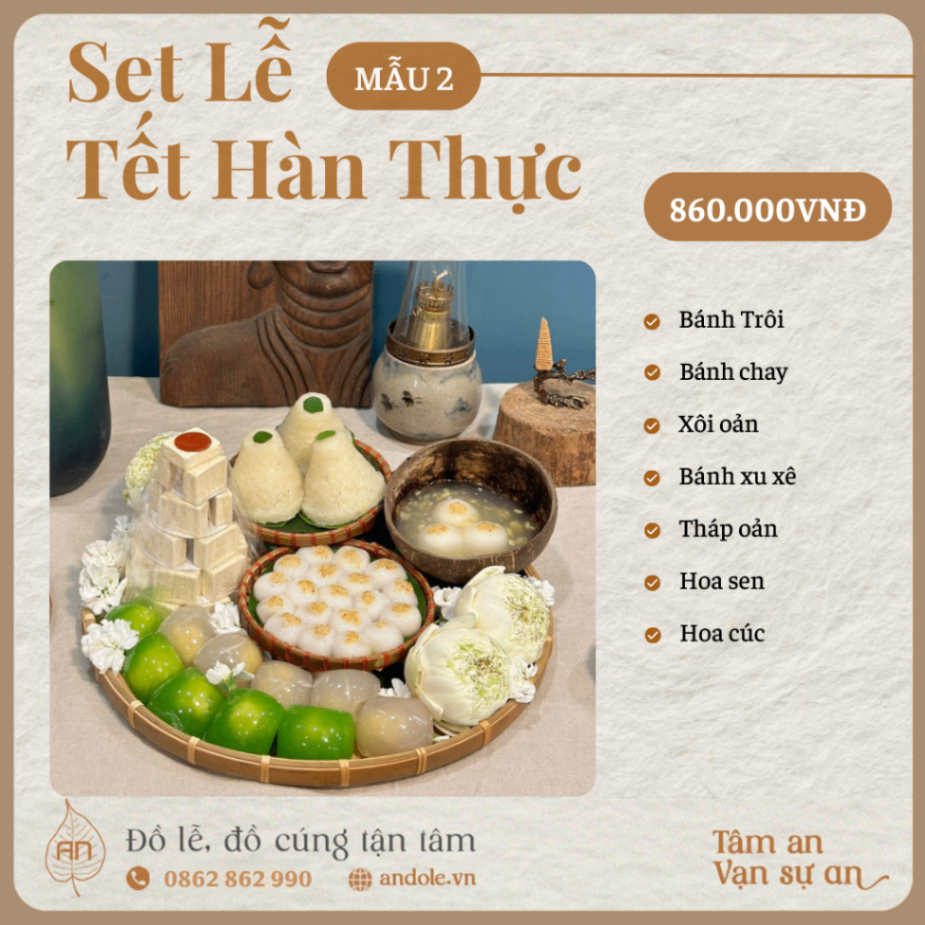 SET Tết Hàn Thực - Mẫu 2