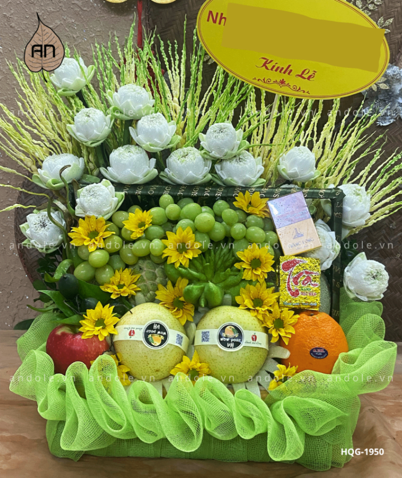 Giỏ Quà Mẫu 13 – Sang Trọng, Đậm Ý Nghĩa Phong Thủy