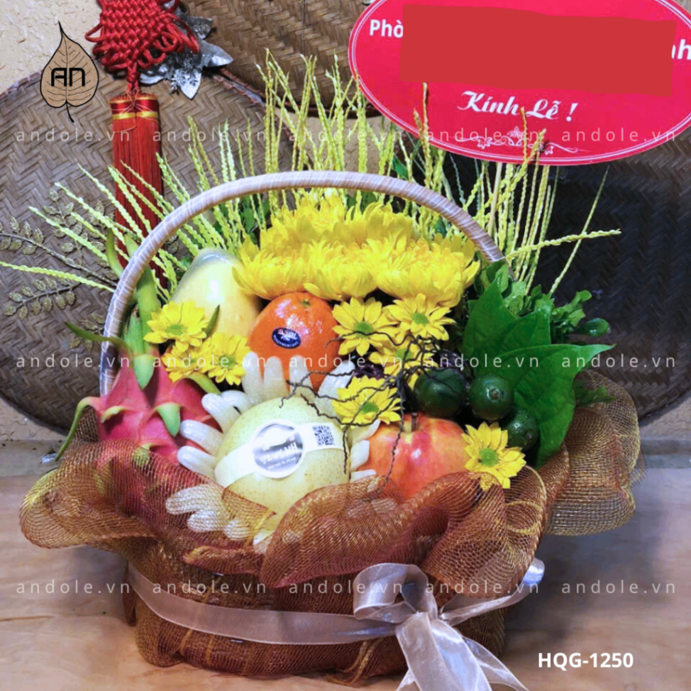 Giỏ Hoa Quả Mẫu 28