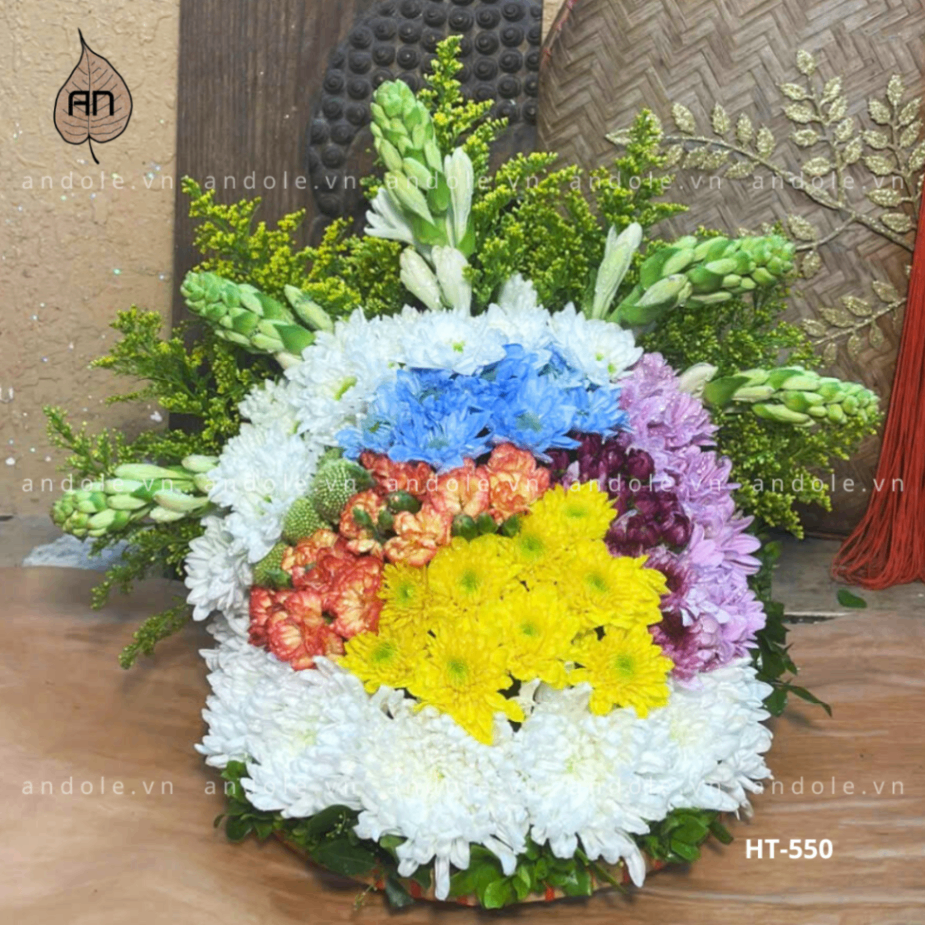 Mẹt Hoa Trầu Size 25cm Mẫu 60