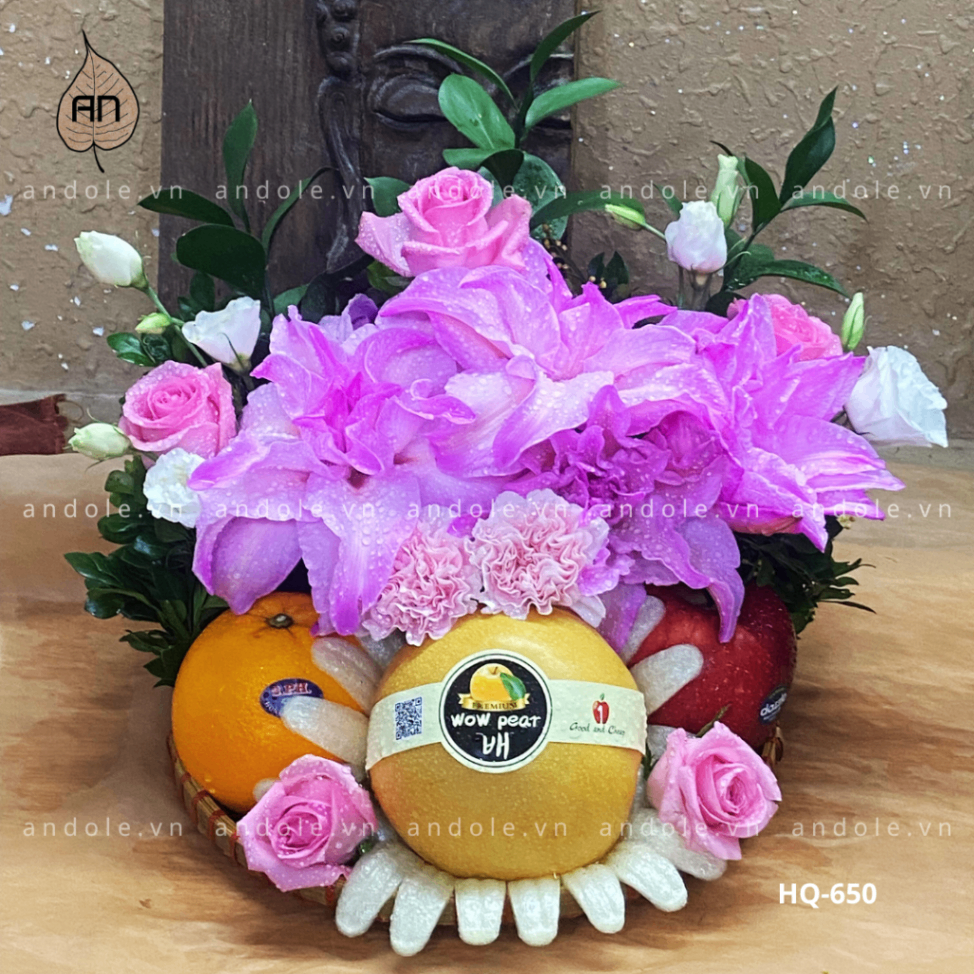 Mẹt Hoa Quả Size 25cm - Mẫu 112