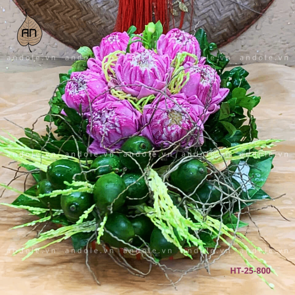 Mẹt Hoa Trầu Size 25cm Mẫu 57
