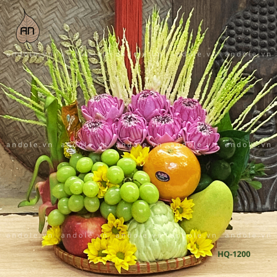 Mẹt Hoa Quả Size 25cm - Mẫu 107